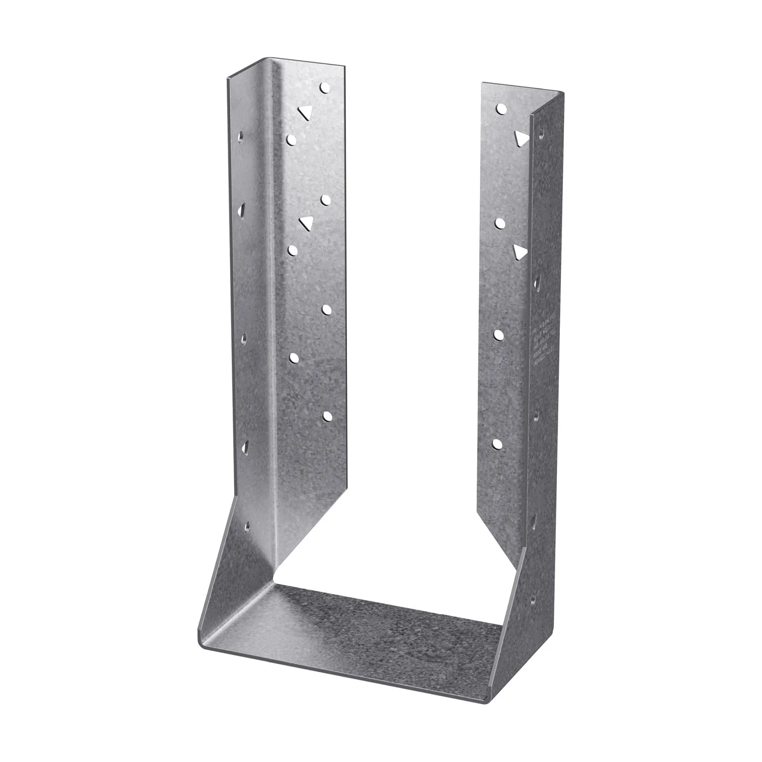 Simpson Strong-Tie HUC210-3 HUC Galvanized Face-Mount Concealed-Flange Joist Hanger for Triple 2x10 - Image 3