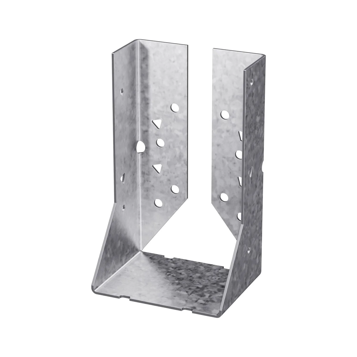 Simpson Strong-Tie HUC26-2 HUC Galvanized Face-Mount Concealed-Flange Joist Hanger for Double 2x6 - Image 3