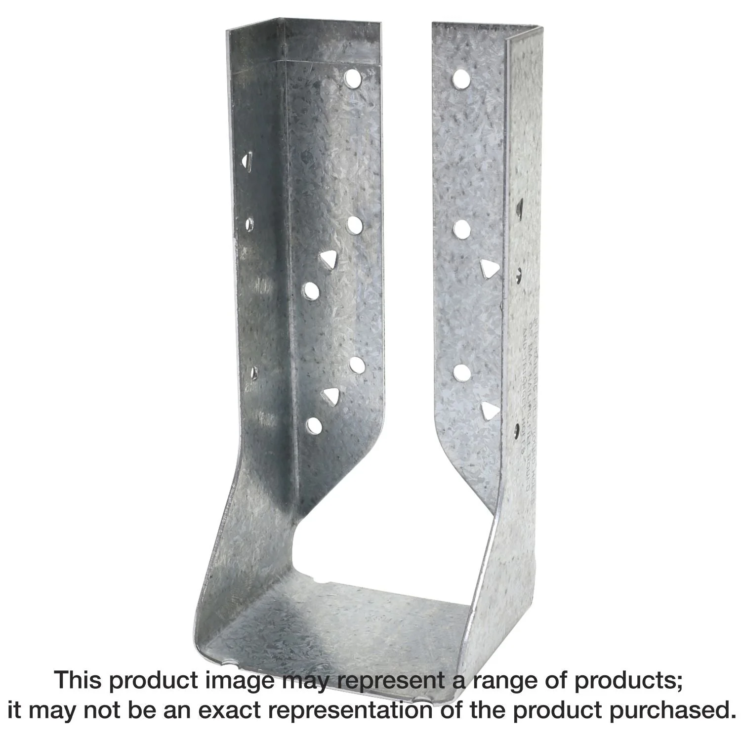 Simpson Strong-Tie HUC28-2Z HUC ZMAX Galvanized Face-Mount Concealed-Flange Joist Hanger for Double 2x8 - Image 1