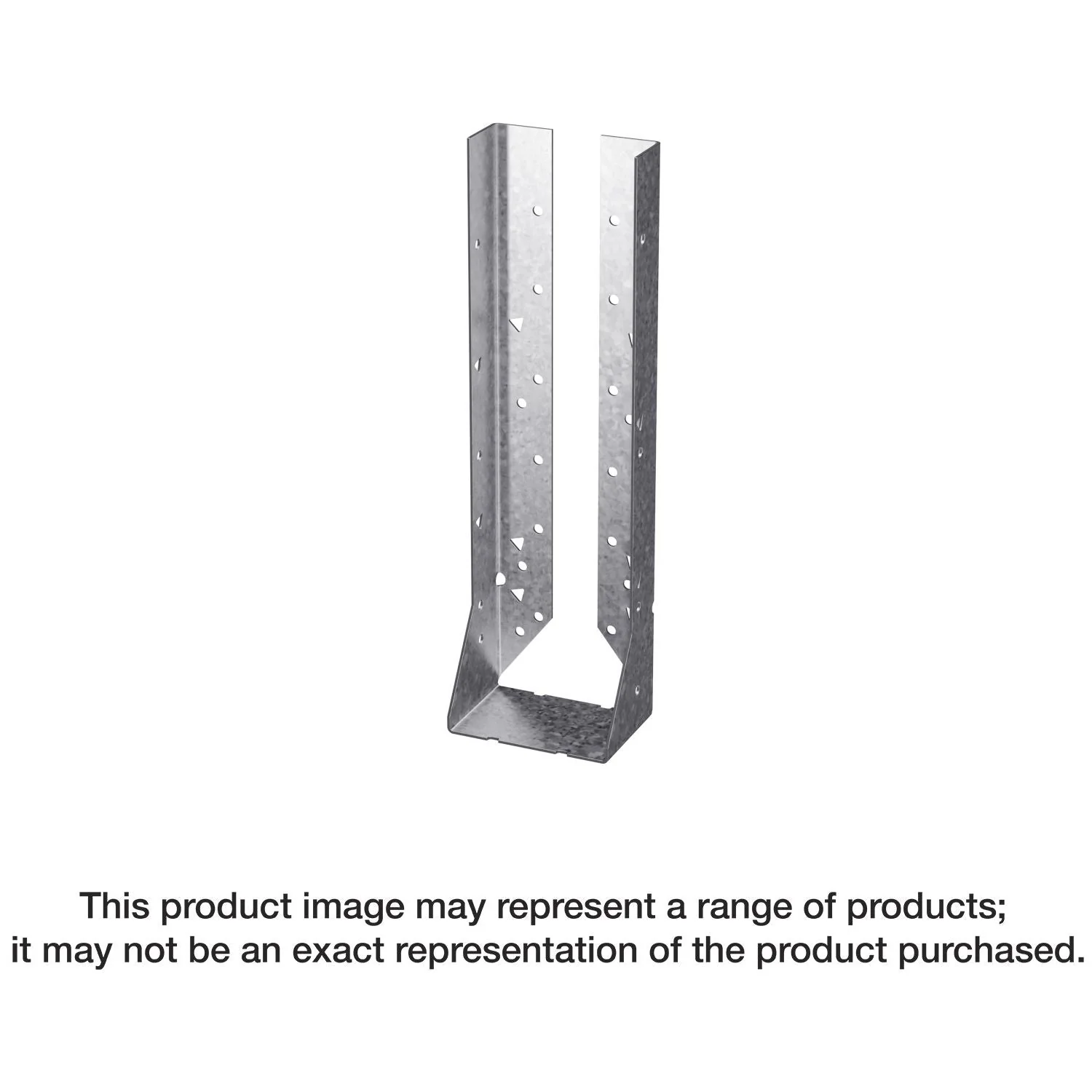Simpson Strong-Tie HUC414-2 HUC Galvanized Face-Mount Concealed-Flange Joist Hanger for Double 4x14 - Image 1