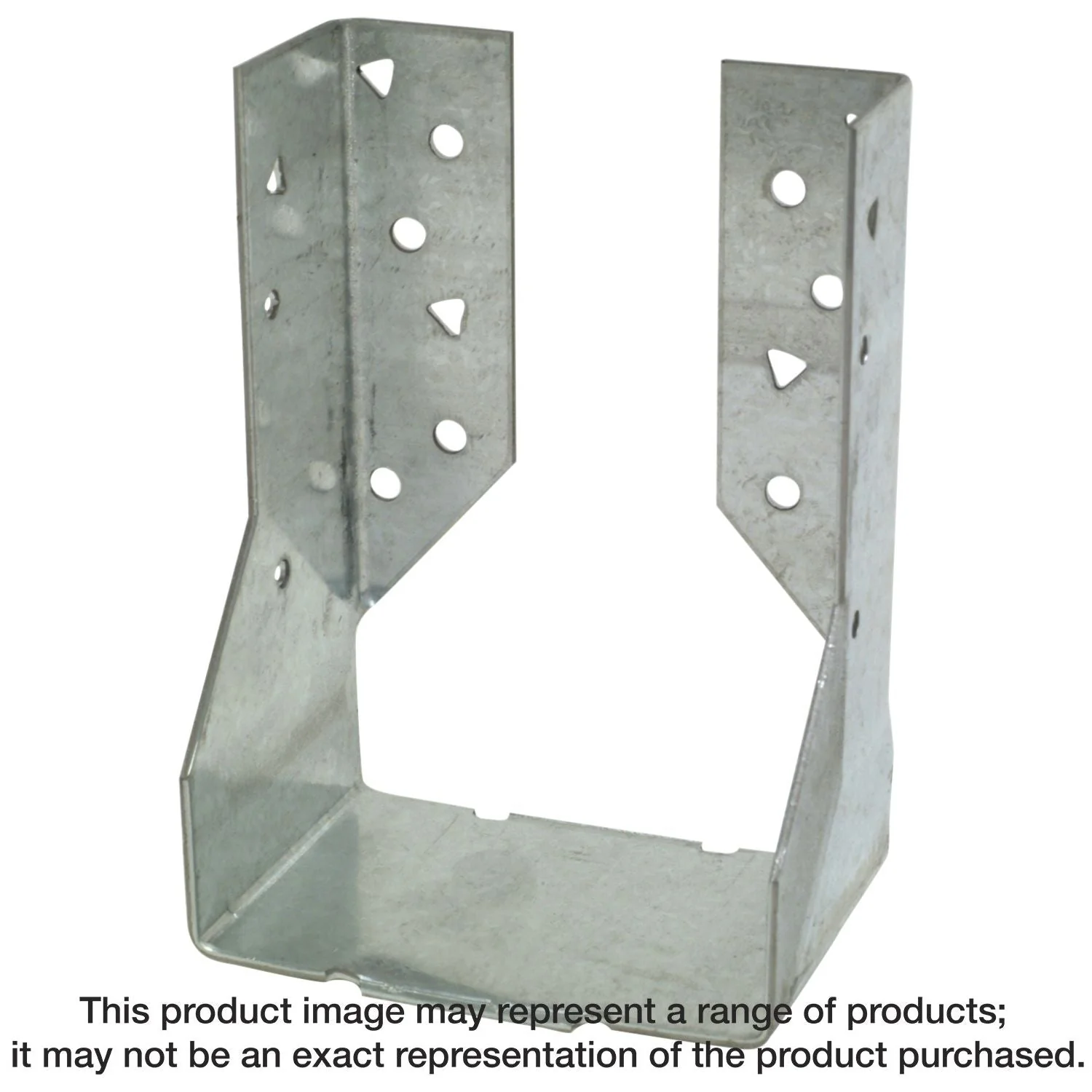 Simpson Strong-Tie HUC46 HUC Galvanized Face-Mount Concealed-Flange Joist Hanger for 4x6 - Image 1