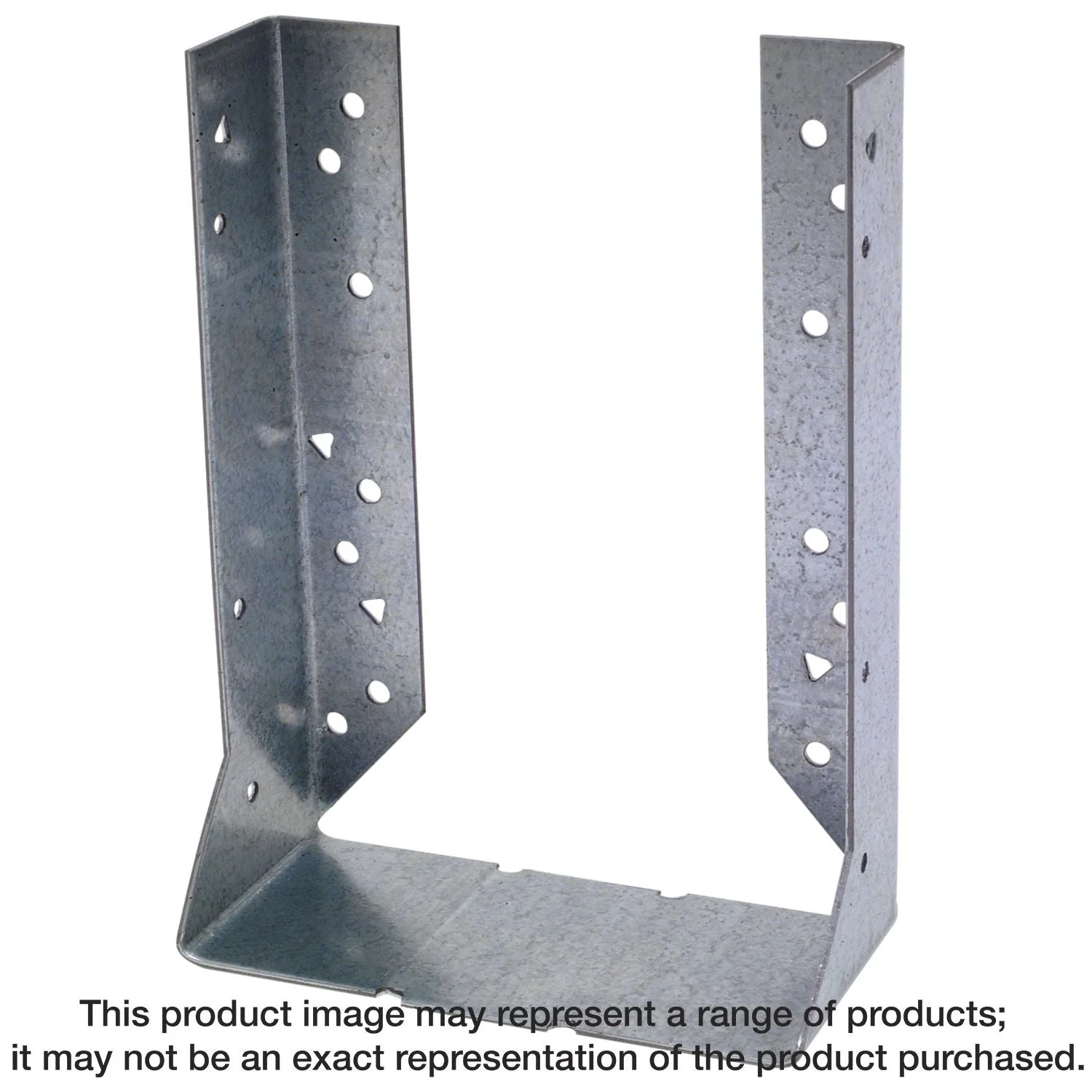 Simpson Strong-Tie HUC610 HUC Galvanized Face-Mount Concealed-Flange Joist Hanger for 6x10 - Image 1