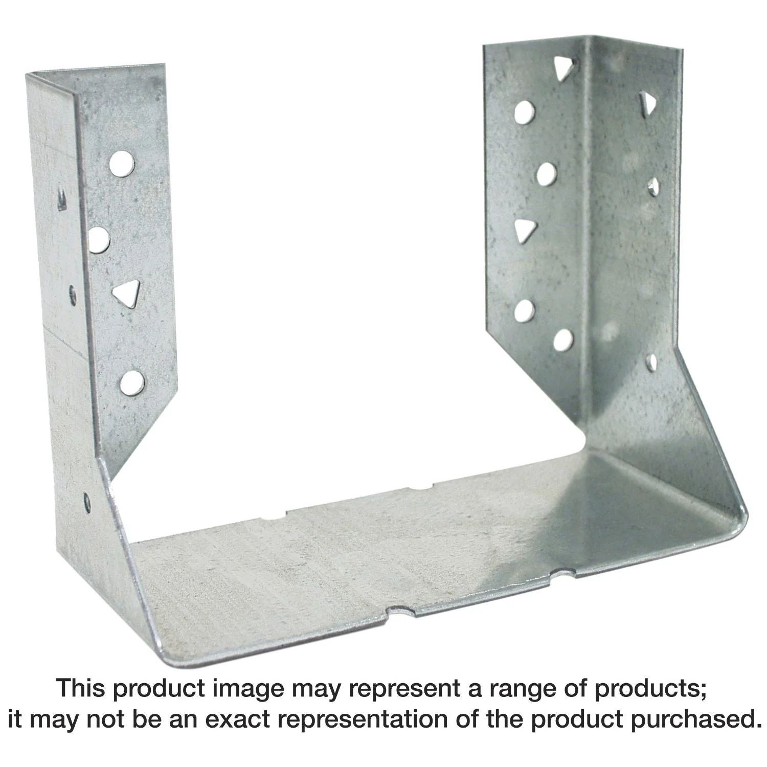 Simpson Strong-Tie HUC66 HUC Galvanized Face-Mount Concealed-Flange Joist Hanger for 6x6 - Image 1