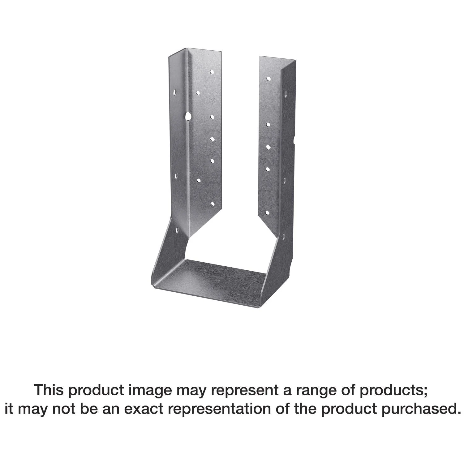 Simpson Strong-Tie HUCQ210-3SS-SDS HUCQ Stainless-Steel Heavy Face-Mount Concealed-Flange Joist Hanger for Triple 2x10 w/ Screws - Image 1