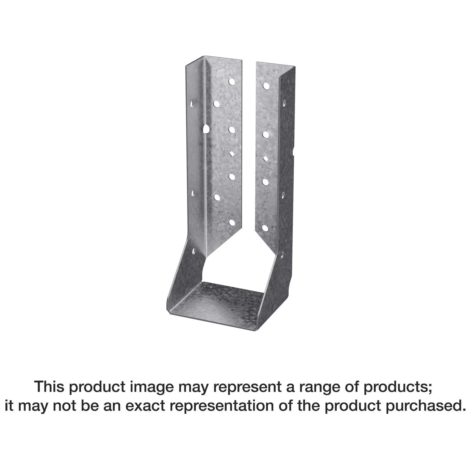 Simpson Strong-Tie HUCQ410Z-SDSG HUCQ ZMAX Galvanized Heavy Face-Mount Concealed-Flange Joist Hanger for 4×10 w/ Screws