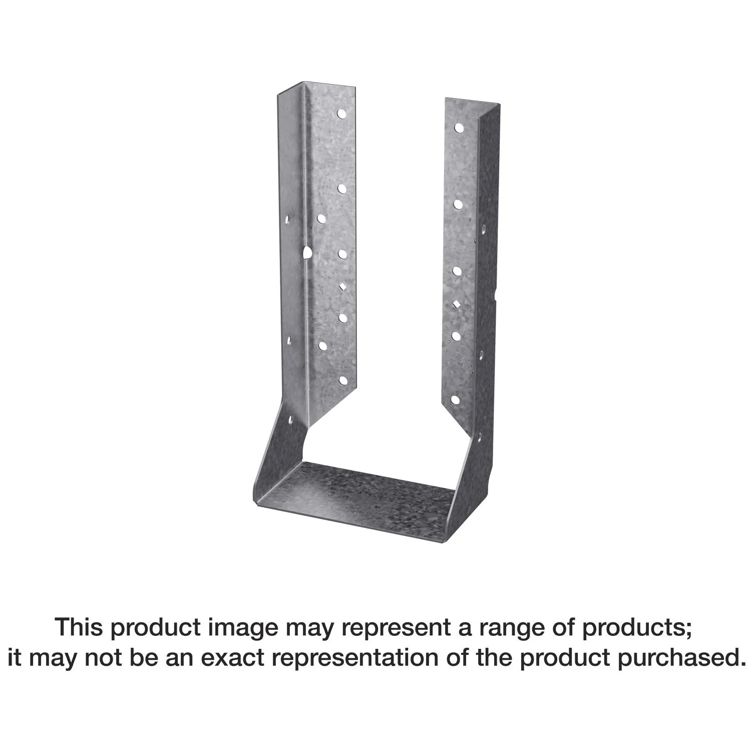 Simpson Strong-Tie HUCQ612Z-SDSG HUCQ ZMAX Heavy Face-Mount Concealed-Flange Joist Hanger for 6×12 w/ Screws