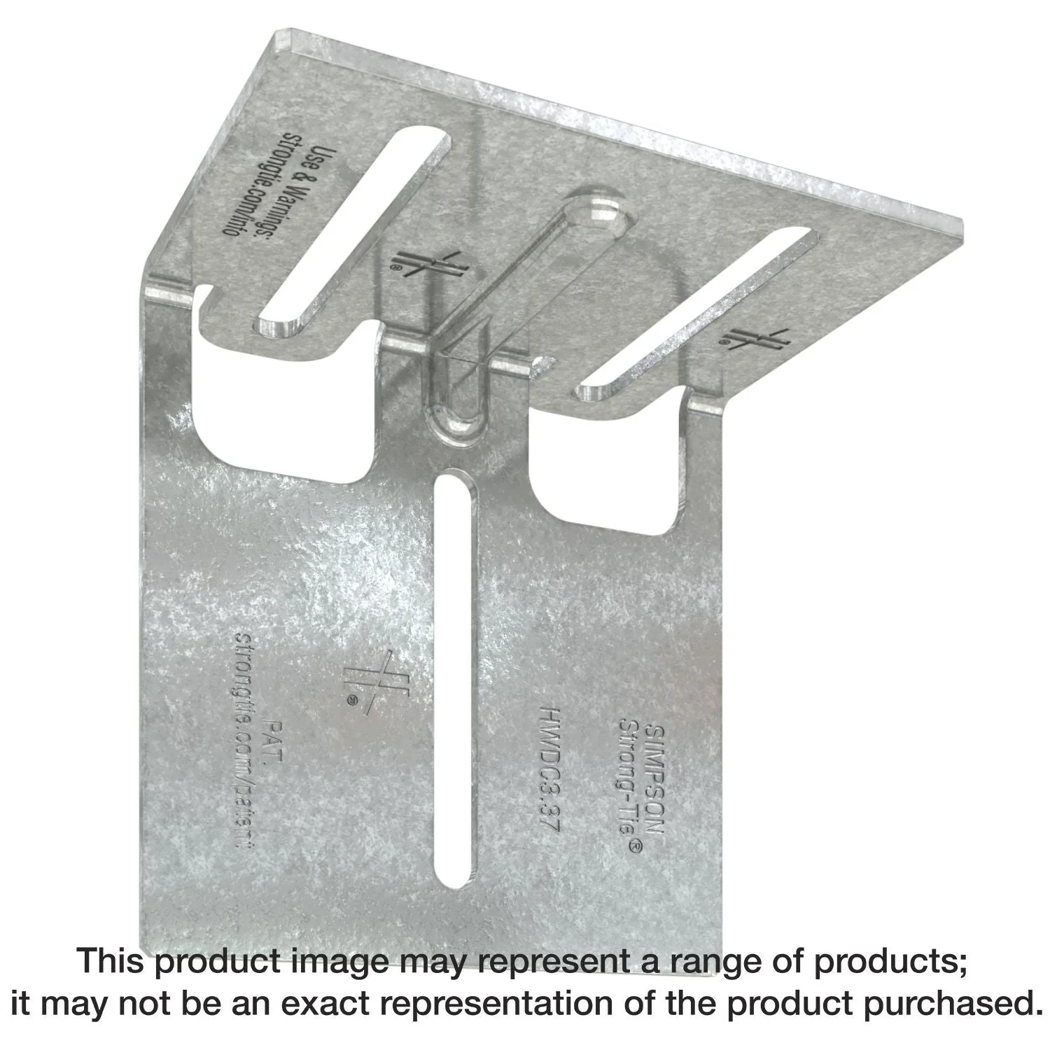Simpson Strong-Tie HWDC3.37-KT25 HWDC 3-3/8-in. Head-of-Wall Drift-Clip Connector, 25-Pack - Image 1