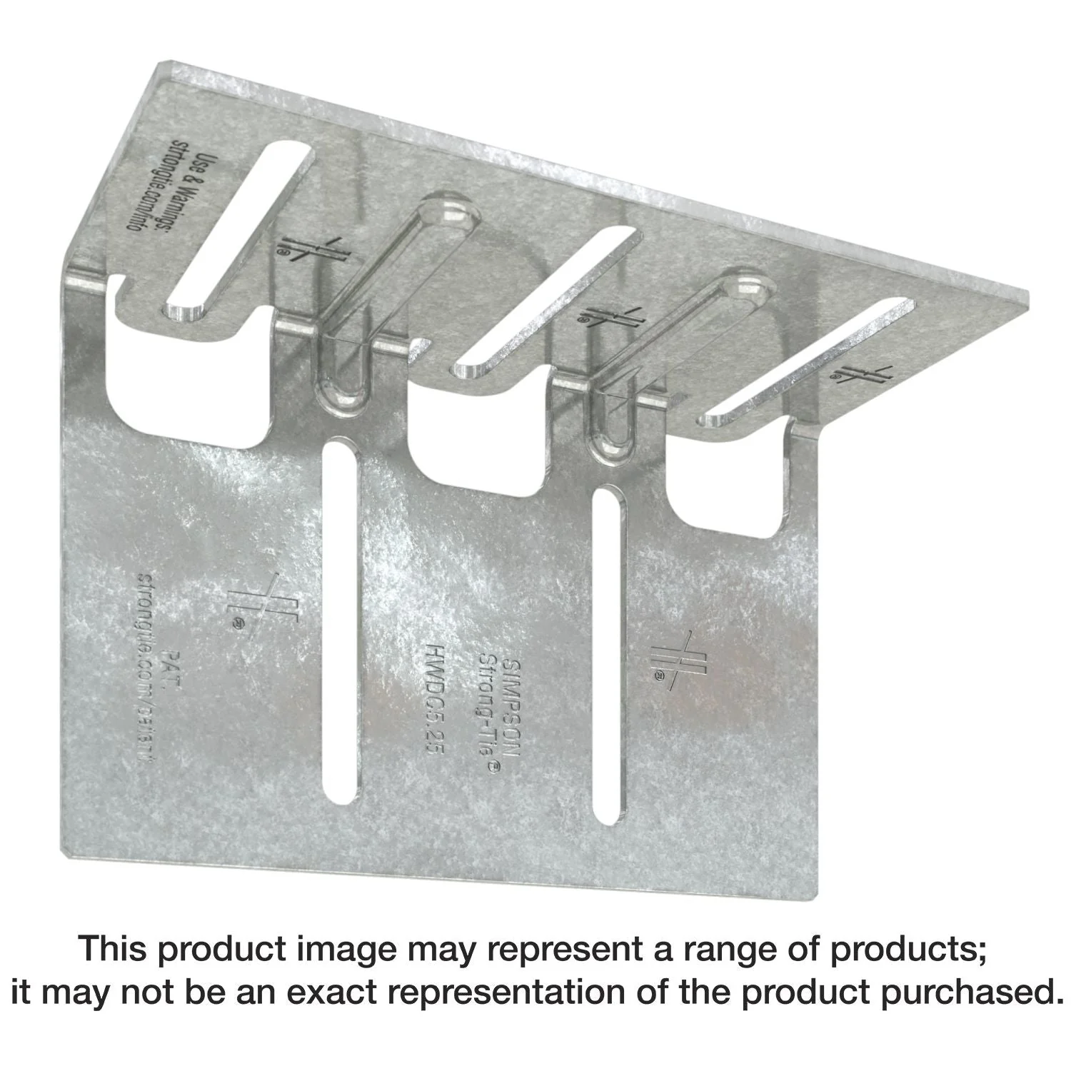 Simpson Strong-Tie HWDC5.25-KT25 HWDC 5-1/4-in. Head-of-Wall Drift-Clip Connector, 25-Pack - Image 1