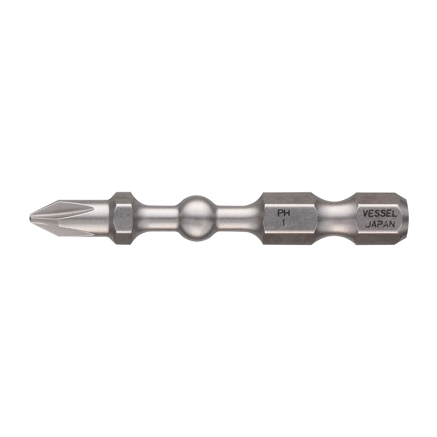 Vessel IBPH150P2 Impact Ball Torsion Phillips #1 Bit, 2-Pack - Image 1
