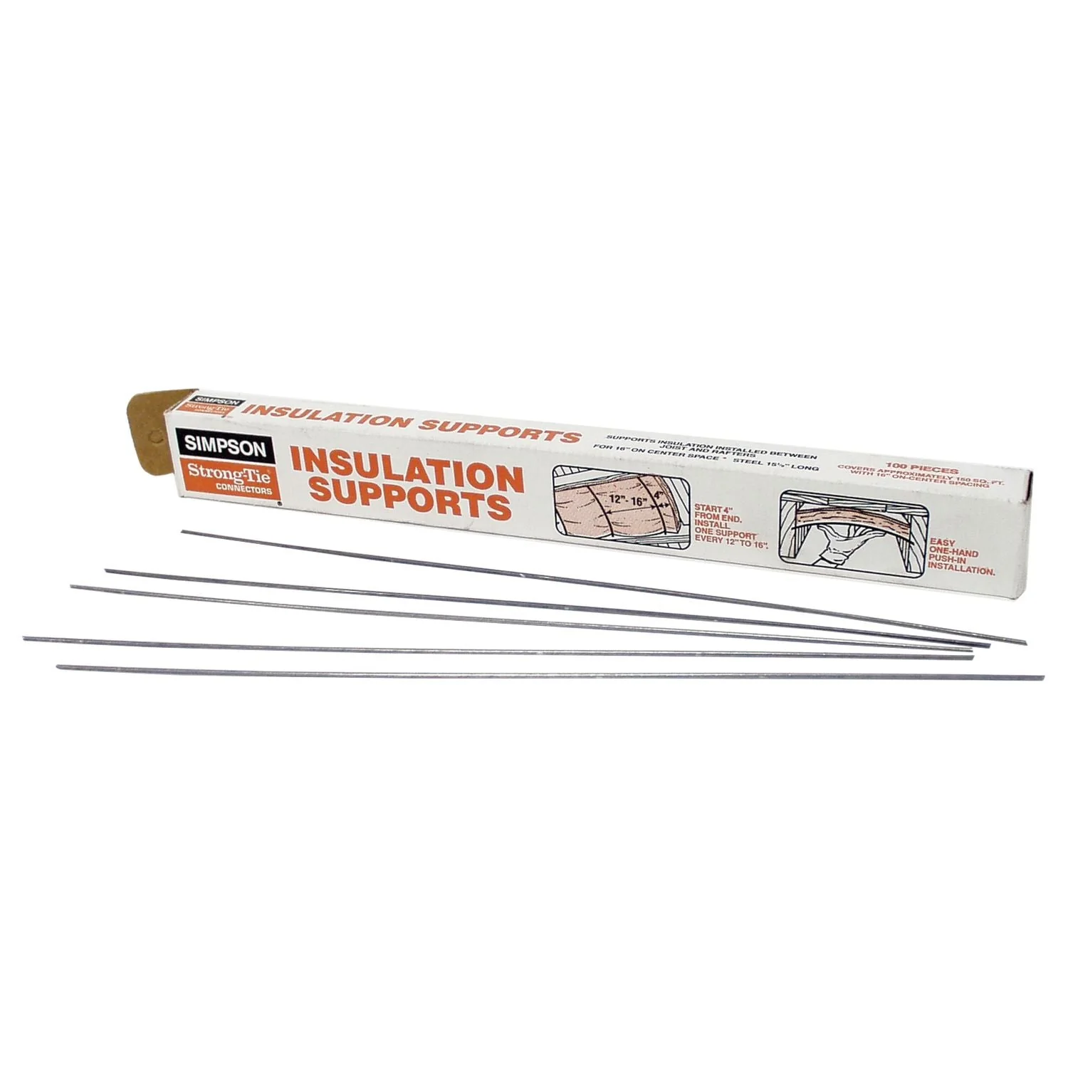 Simpson Strong-Tie IS16-R IS 15-1/2-in. Insulation Support, 100-Pack - Image 2
