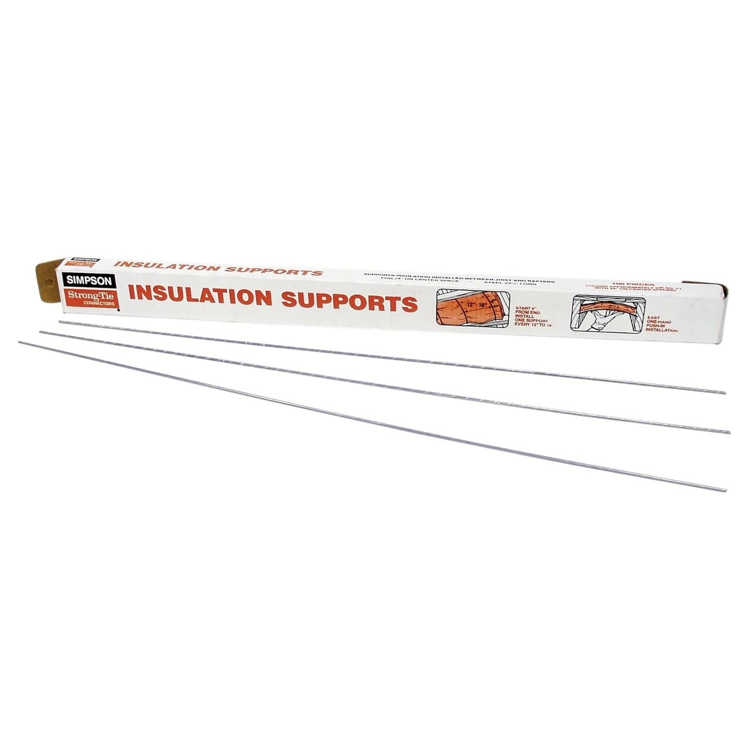 Simpson Strong-Tie IS24-R IS 23-1/2-in. Insulation Support, 100-Pack - Image 2