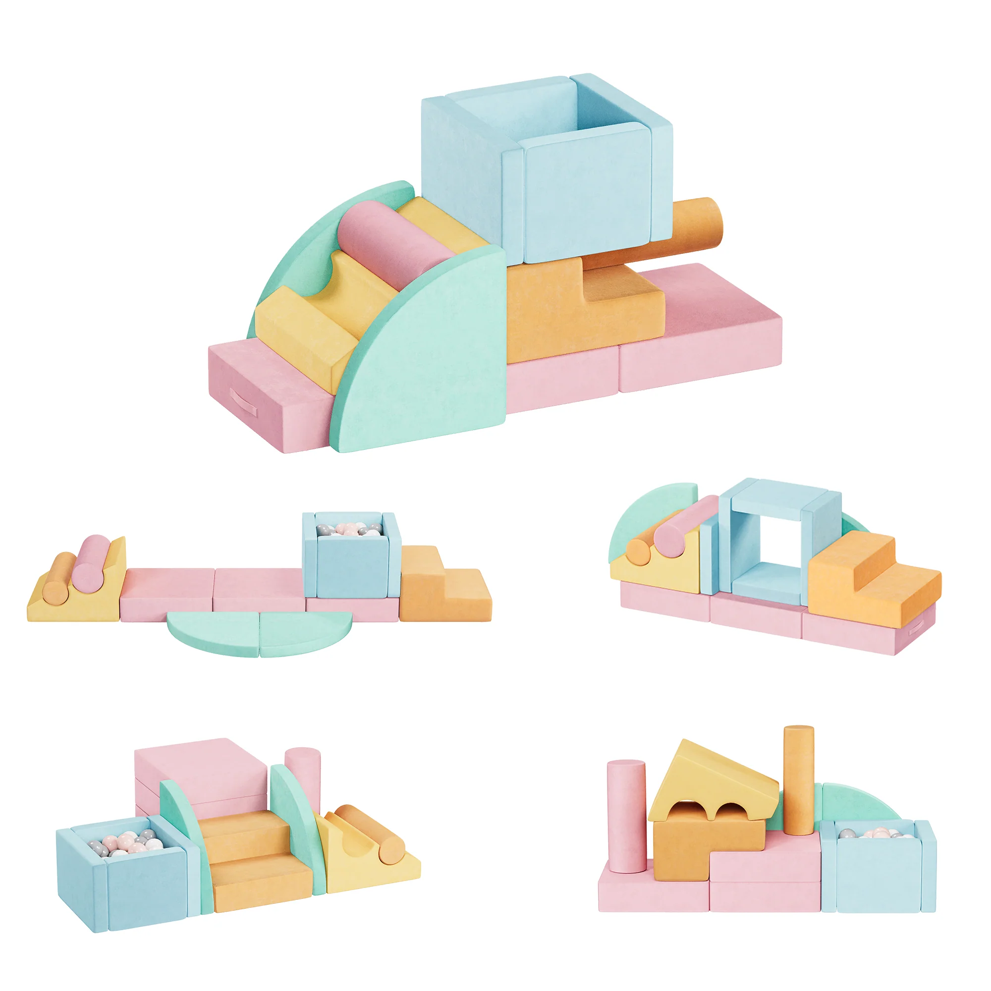 Advwin Foam Building Blocks for Kids 12 Pcs - Image 2