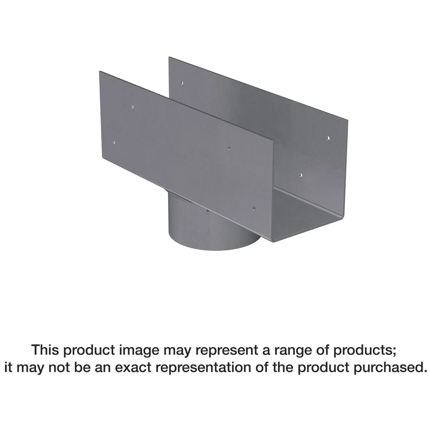 Simpson Strong-Tie LCC4.5-4 LCC 4-5/8-in. Column Cap for 4-in. Outside Diameter Lally Column - Image 1