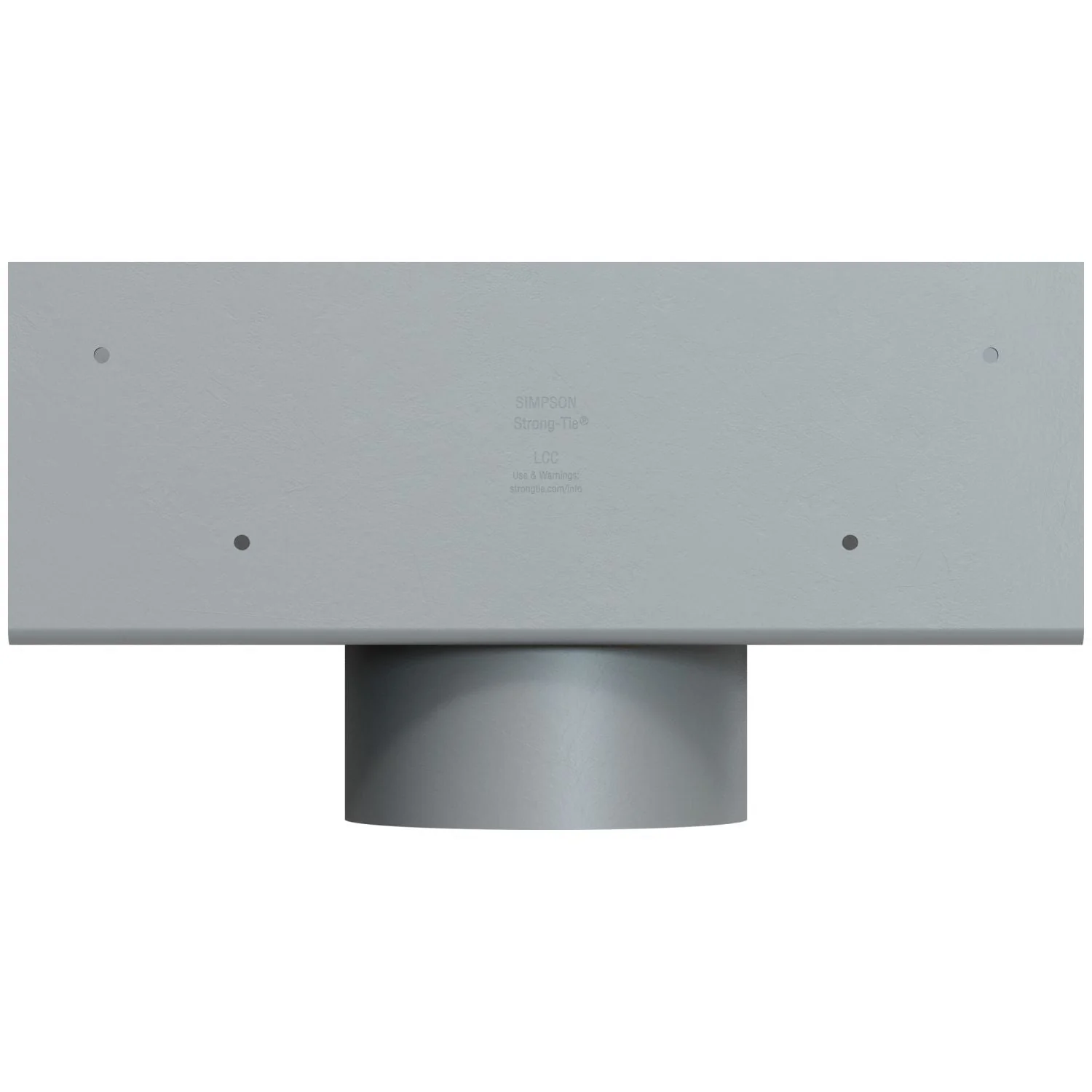 Simpson Strong-Tie LCC5.25-4 LCC 5-3/8-in. Column Cap for 4-in. Outside Diameter Lally Column - Image 3