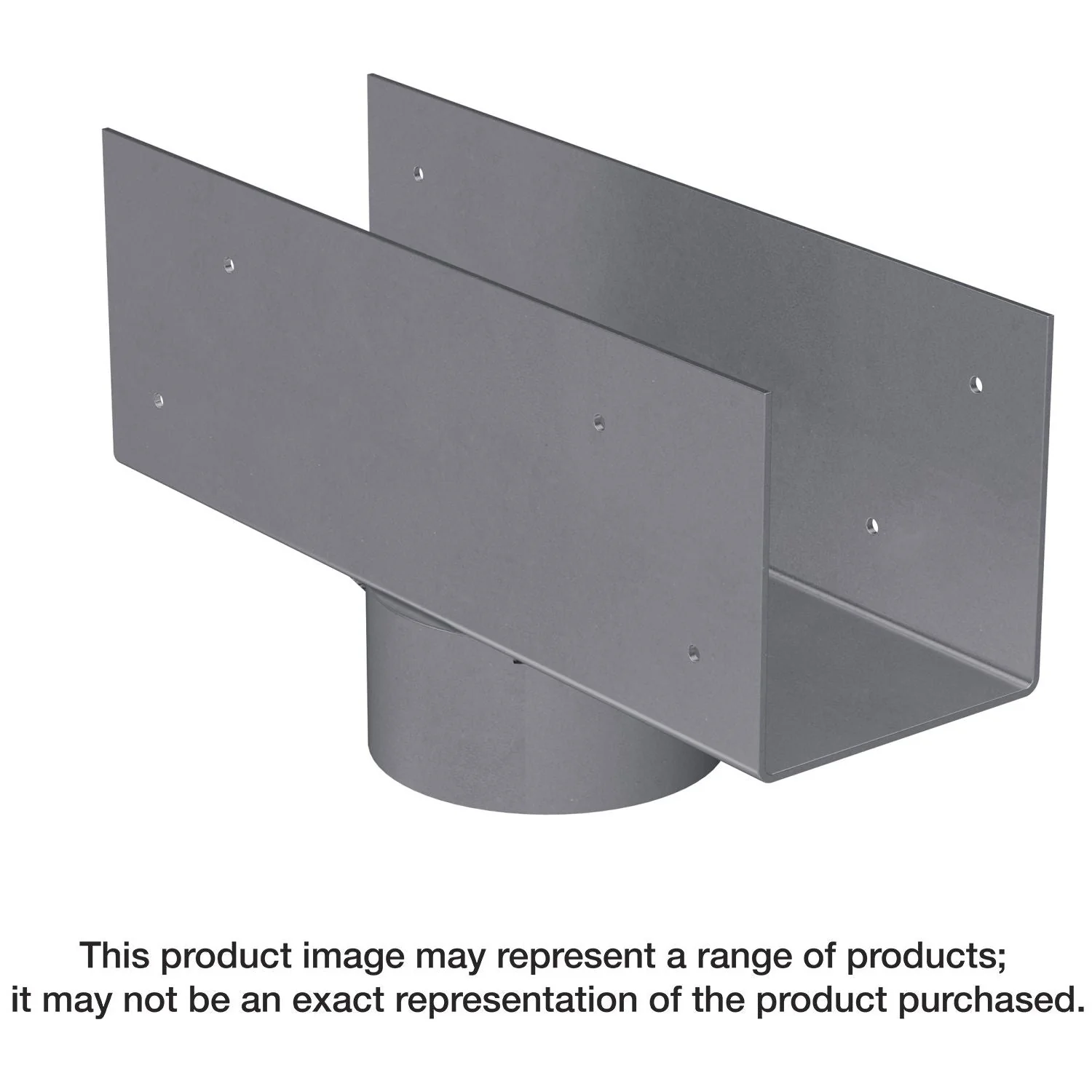 Simpson Strong-Tie LCC6-3.5 LCC 6-1/8-in. Column Cap for 3-1/2-in. Outside Diameter Lally Column - Image 3