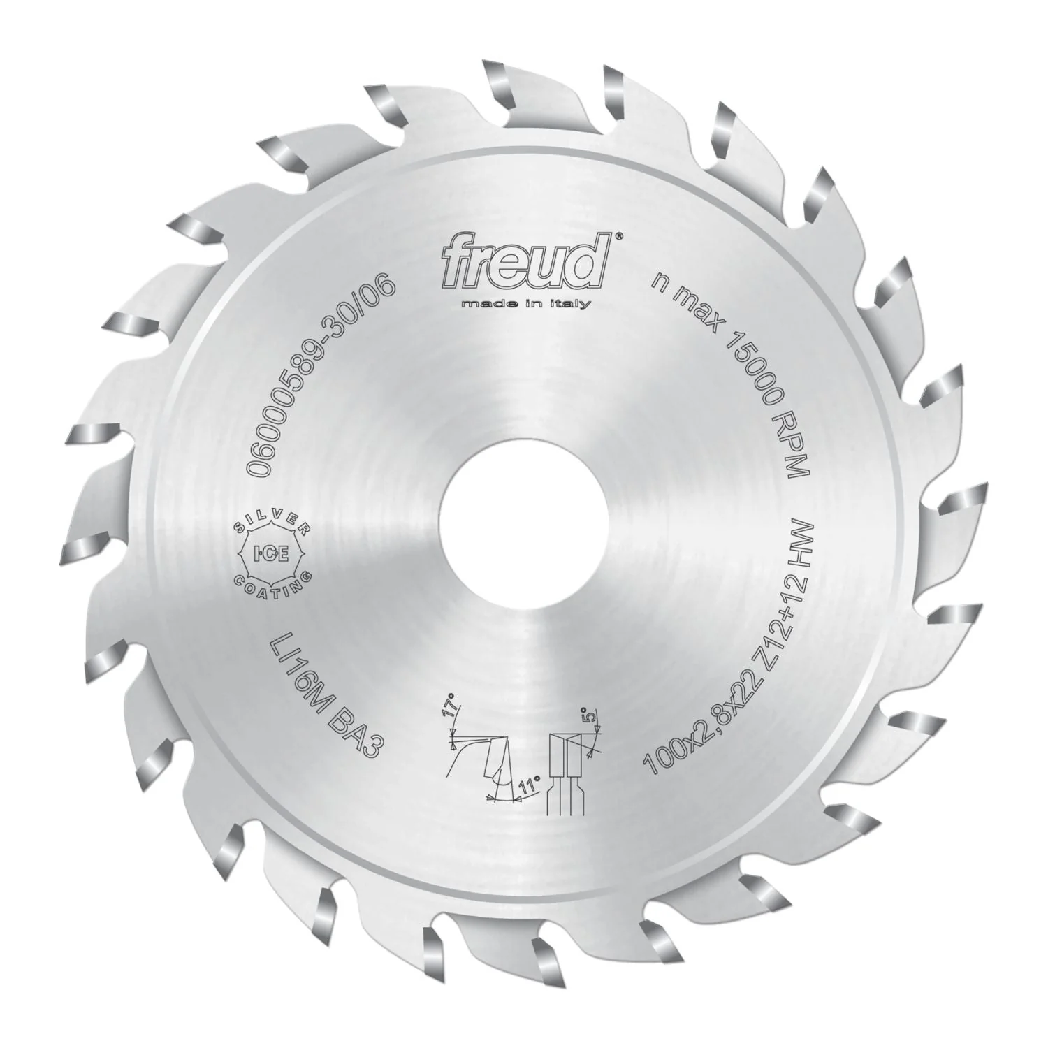 Freud LI16MAB3 120mm Split Scoring Saw Blade - Image 1