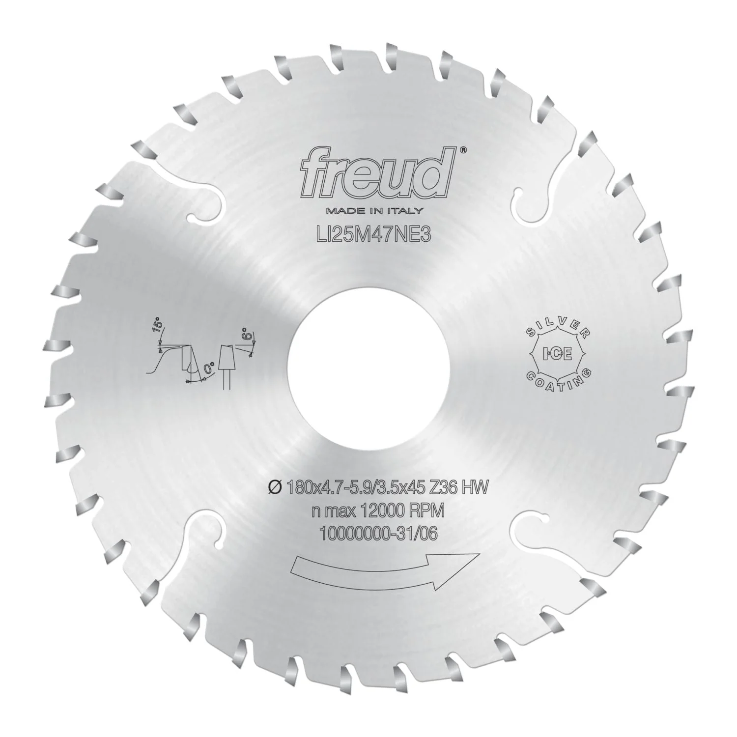 Freud LI25M47NE3 180mm Conical Scoring Saw Blade - Image 1