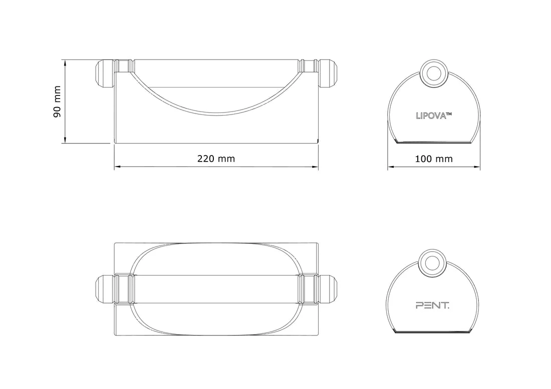 PENT | LIPOVA™ Luxury Push Up Bars - Image 3
