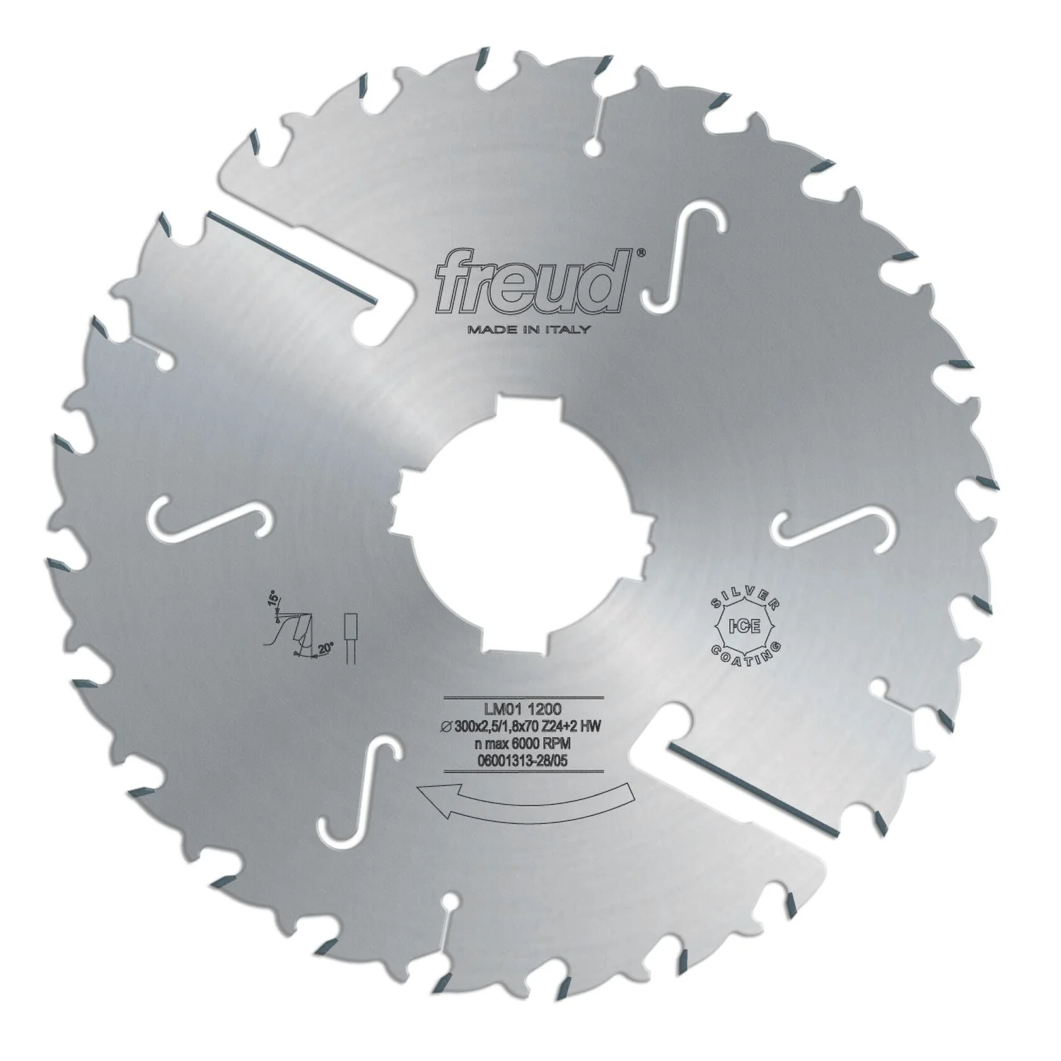 Freud LM0102 200mm Thin Kerf Gang Ripping Saw Blade - Image 1