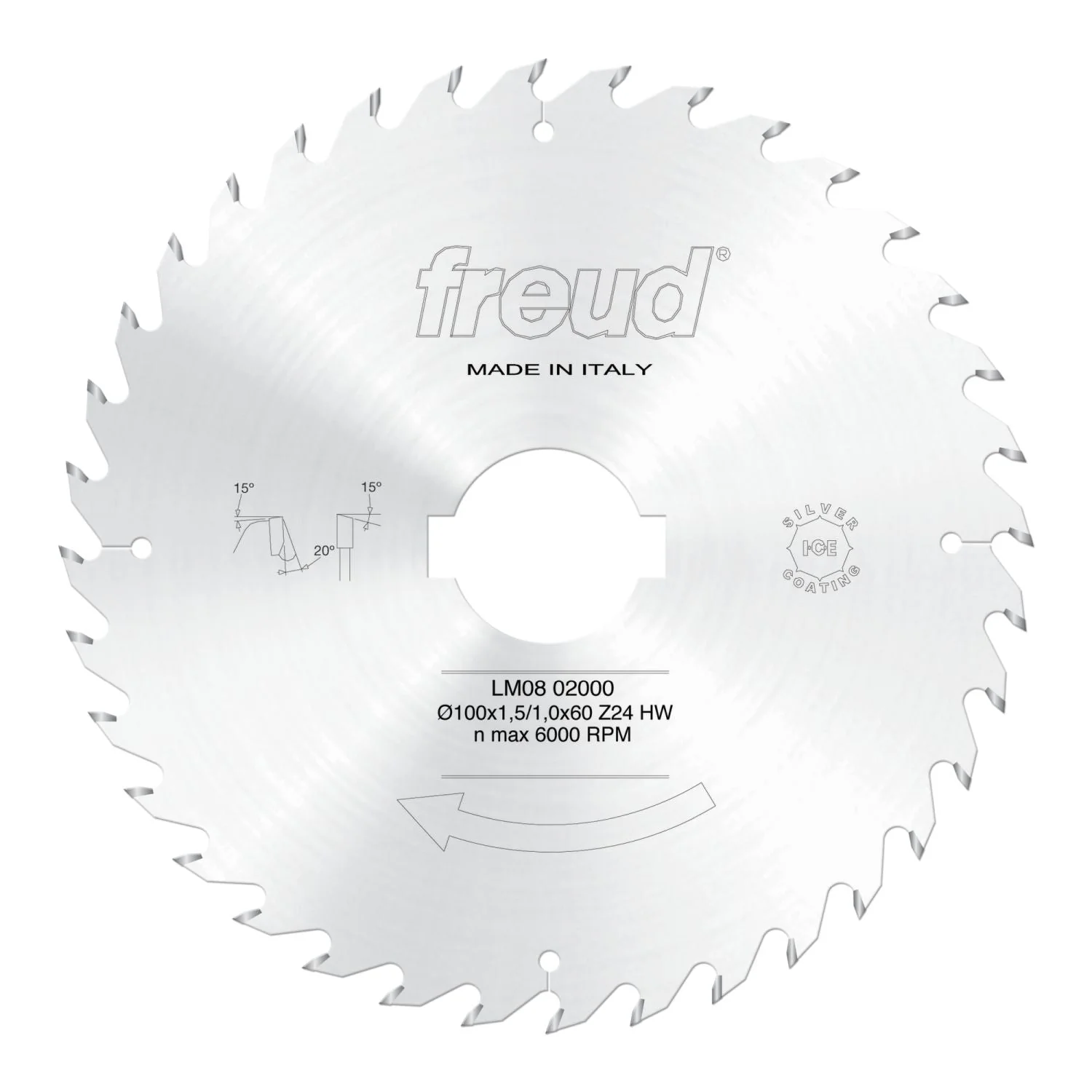 Freud LM0802 180mm Full Kerf Gang Ripping Saw Blade - Image 1