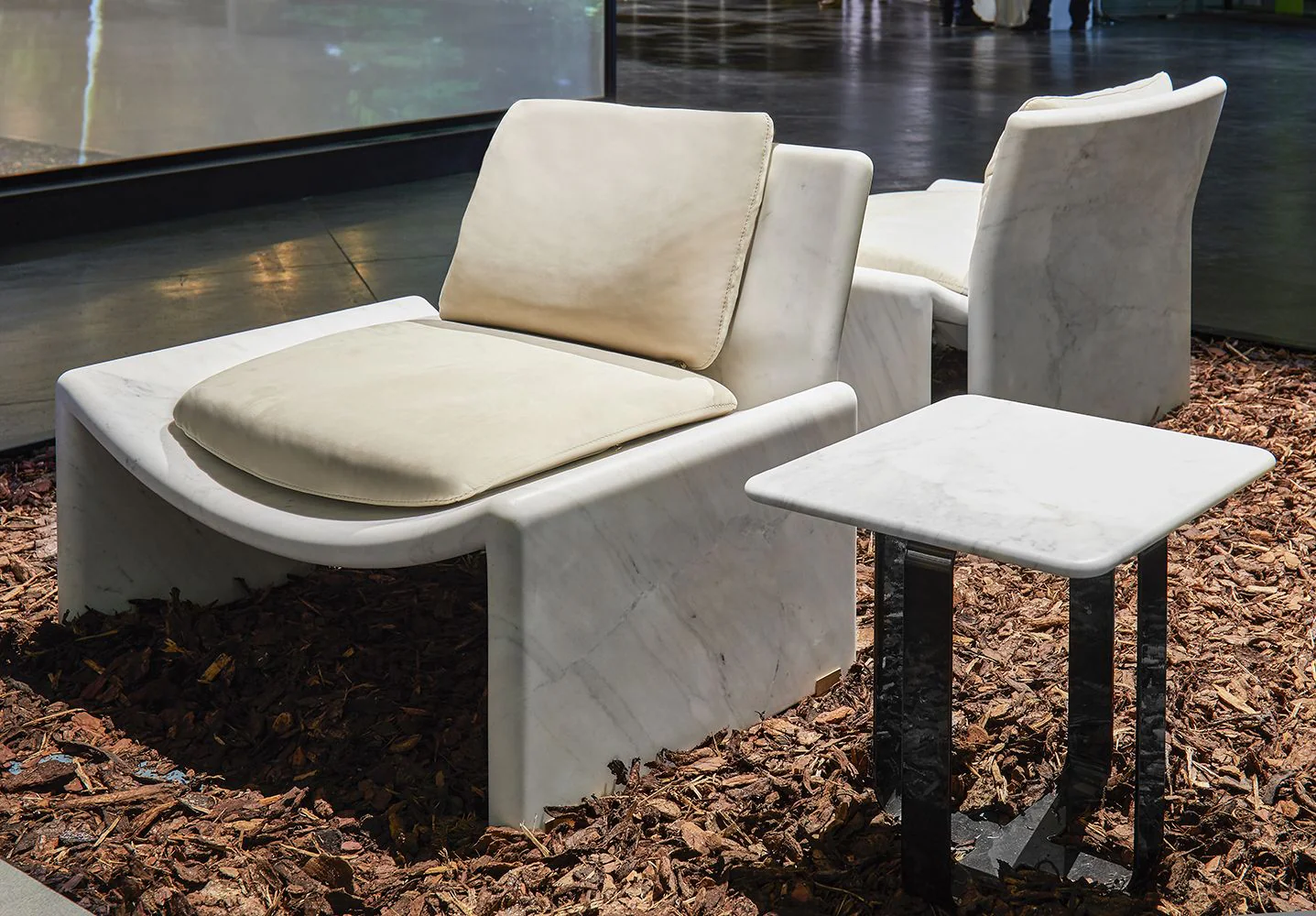ASTON MARTIN HOME | V263 MARBLE ARMCHAIR | $28,100 - Image 3