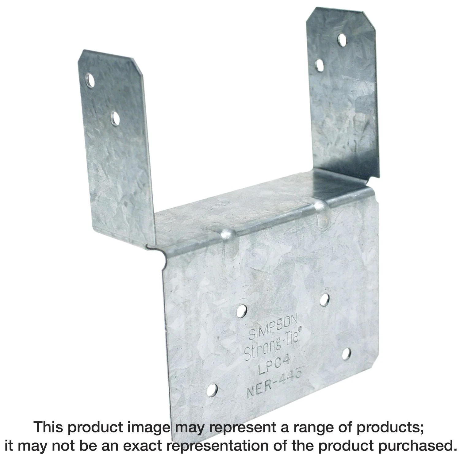 Simpson Strong-Tie LPC4Z LPCZ ZMAX Galvanized Adjustable Post Cap for 4x - Image 1