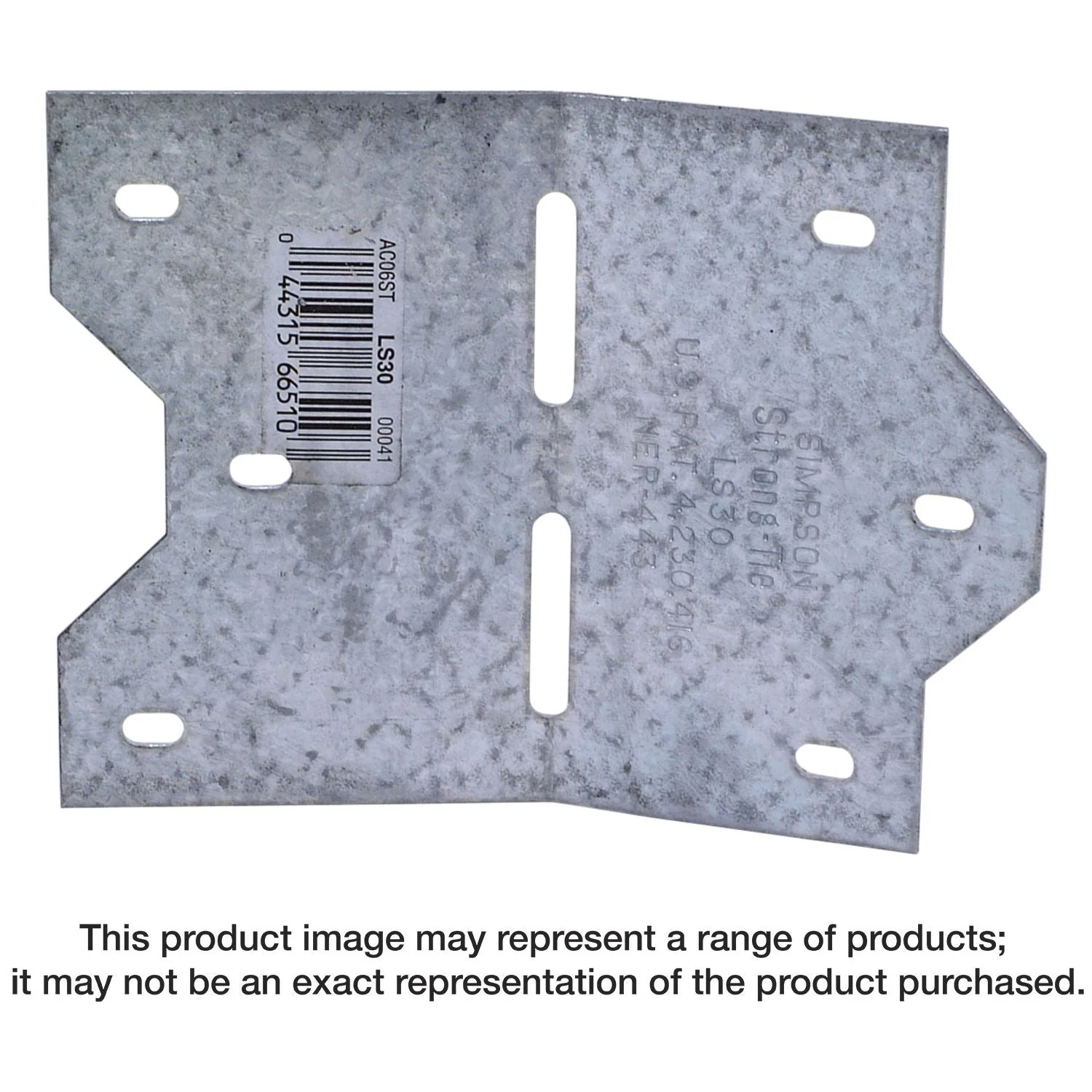 Simpson Strong-Tie LS30 LS 3-3/8-in. 18-Gauge Adjustable L Angle - Image 1