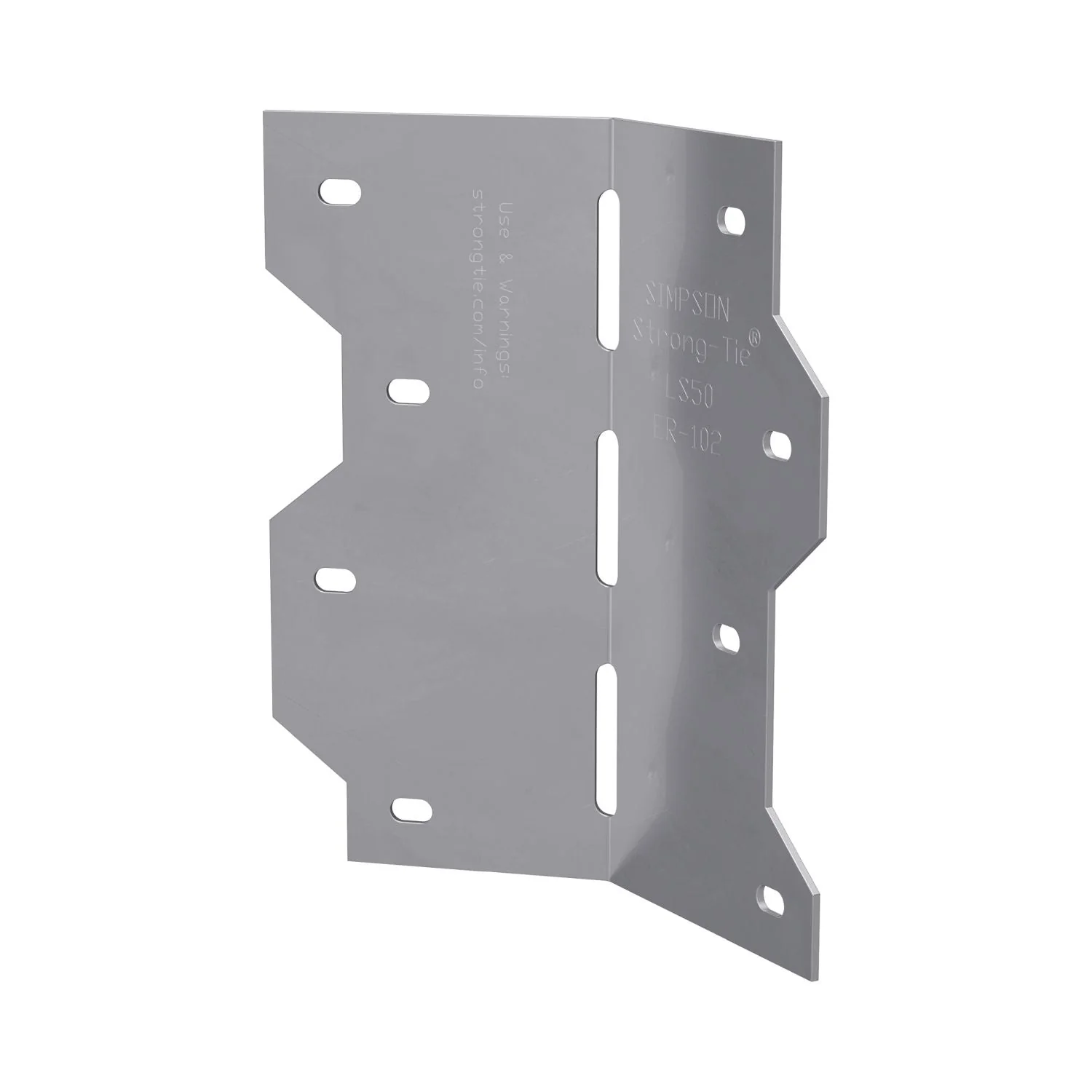 Simpson Strong-Tie LS50SS LS 4-7/8-in. 18-Gauge Stainless-Steel Adjustable L Angle - Image 2