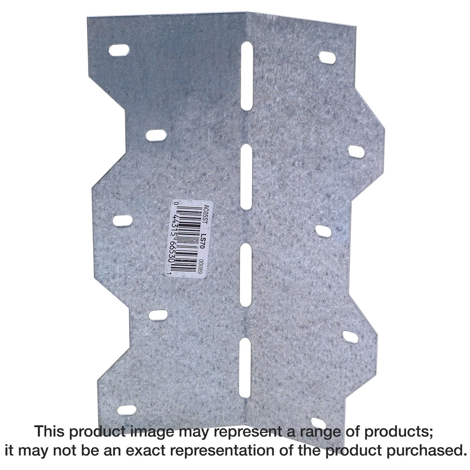 Simpson Strong-Tie LS70 LS 6-3/8-in. 18-Gauge Galvanized Adjustable L Angle - Image 3