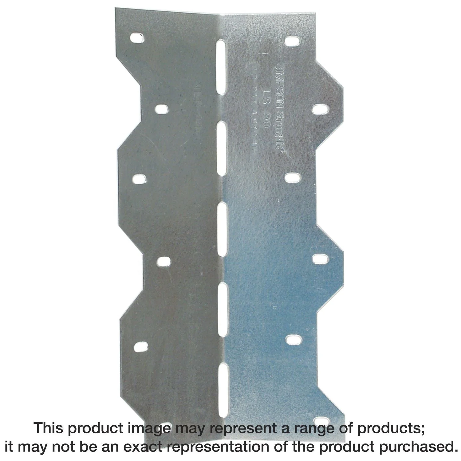 Simpson Strong-Tie LS90 LS 7-7/8-in. 18-Gauge Galvanized Adjustable L Angle - Image 3