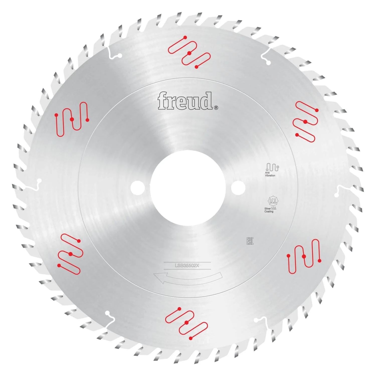 Freud LSB35502X 355mm Extended Life Panel Sizing Blade for Horizontal Beam Saw - Image 1