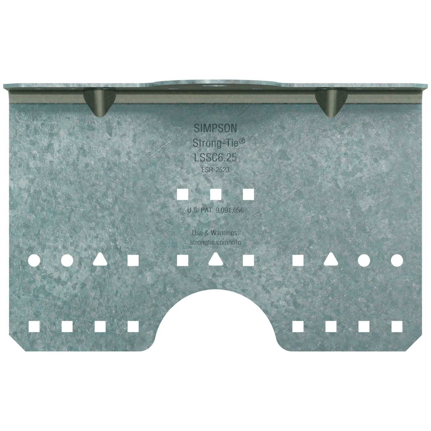 Simpson Strong-Tie LSSC6.25-R30 LSSC 6-1/4-in. 16-Gauge Galvanized Steel-Stud Clip, 30-Pack - Image 3