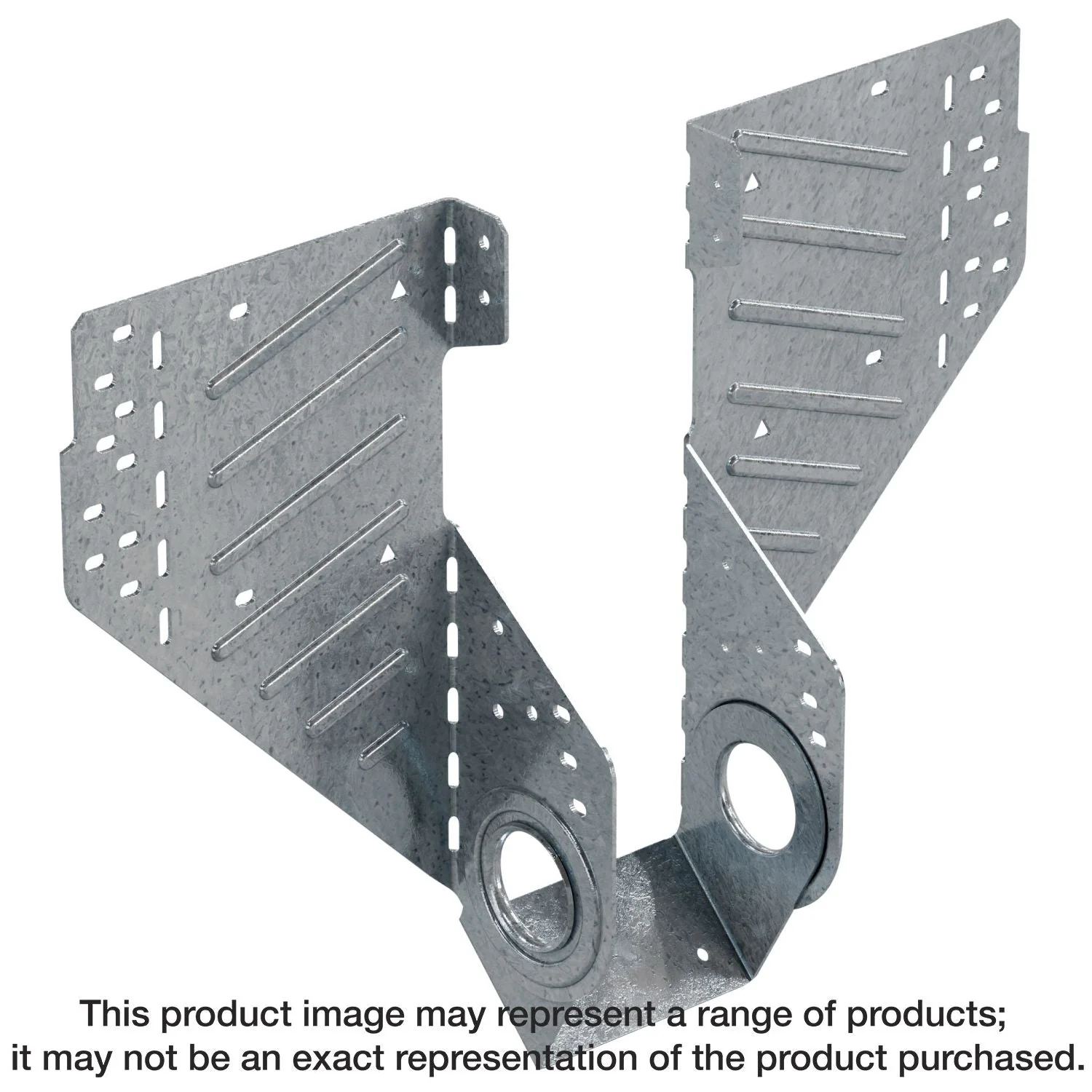 Simpson Strong-Tie LSSR210-2Z LSSR Light Field-Adjustable Rafter Hanger for Double 2x - Image 1