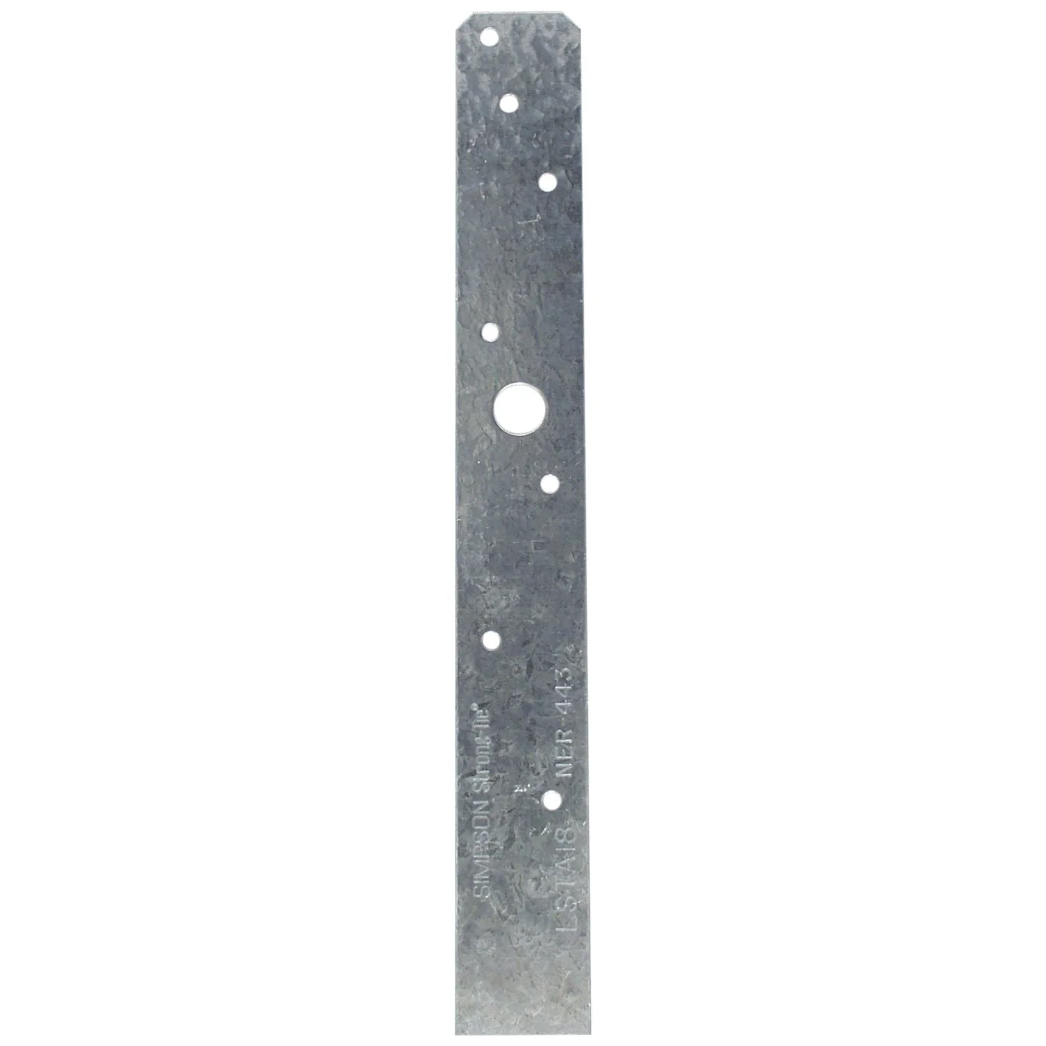 Simpson Strong-Tie LSTA18 LSTA 1-1/4-in. x 18-in. 20-Gauge Galvanized Strap Tie - Image 3