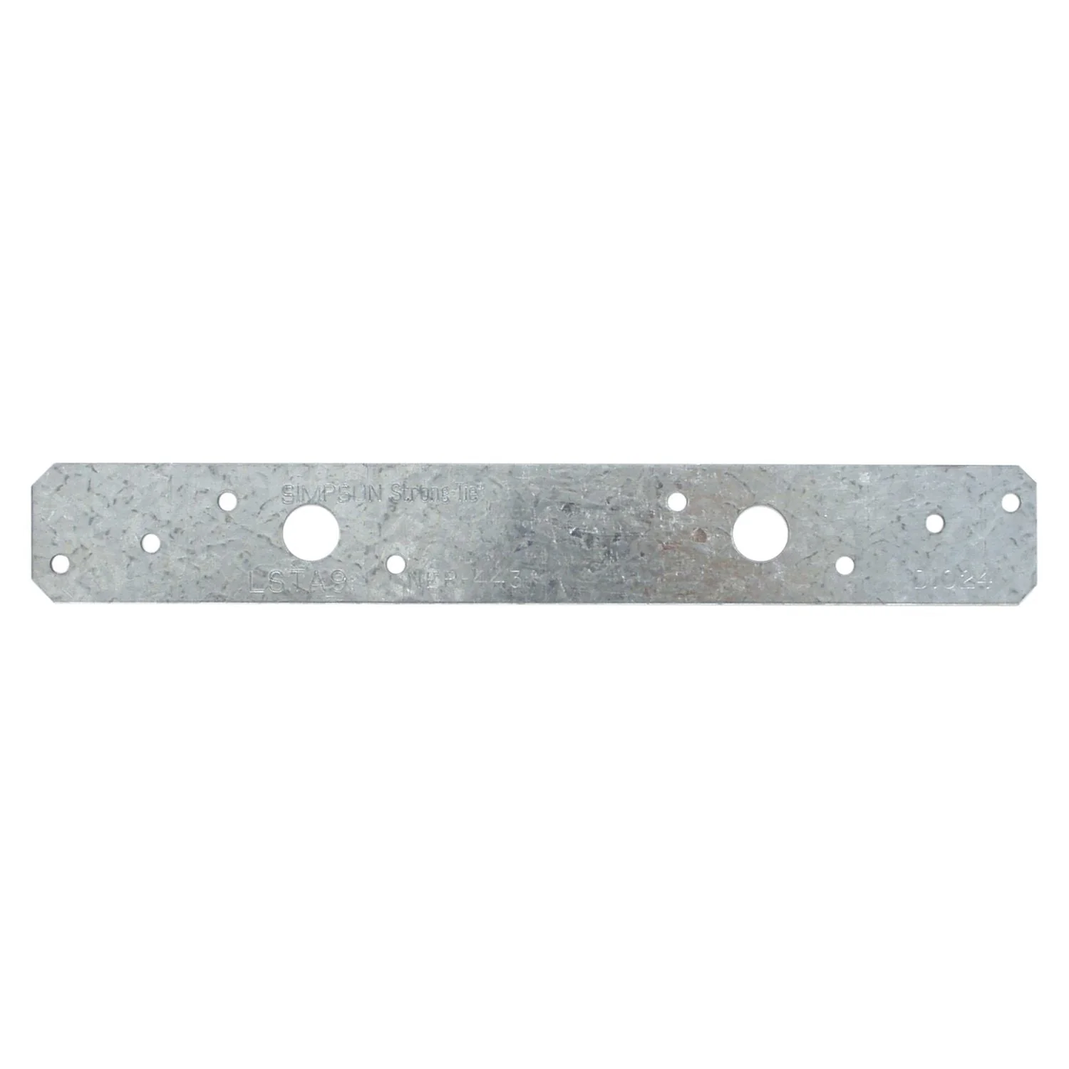 Simpson Strong-Tie LSTA9 LSTA 1-1/4-in. x 9-in. 20-Gauge Galvanized Strap Tie - Image 3