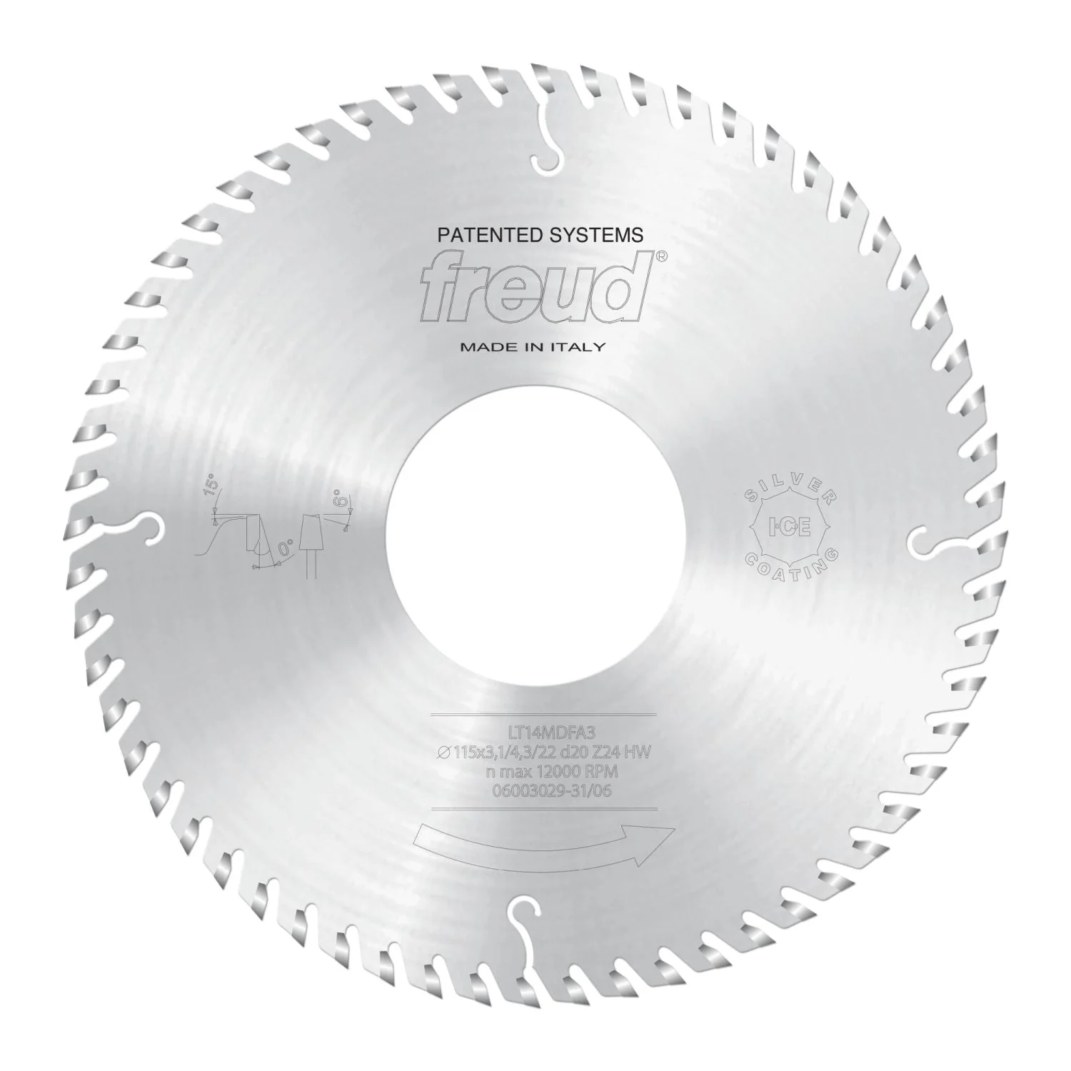 Freud LT14MDFA3 255mm Hogging Saw Blade (Customized) - Image 1