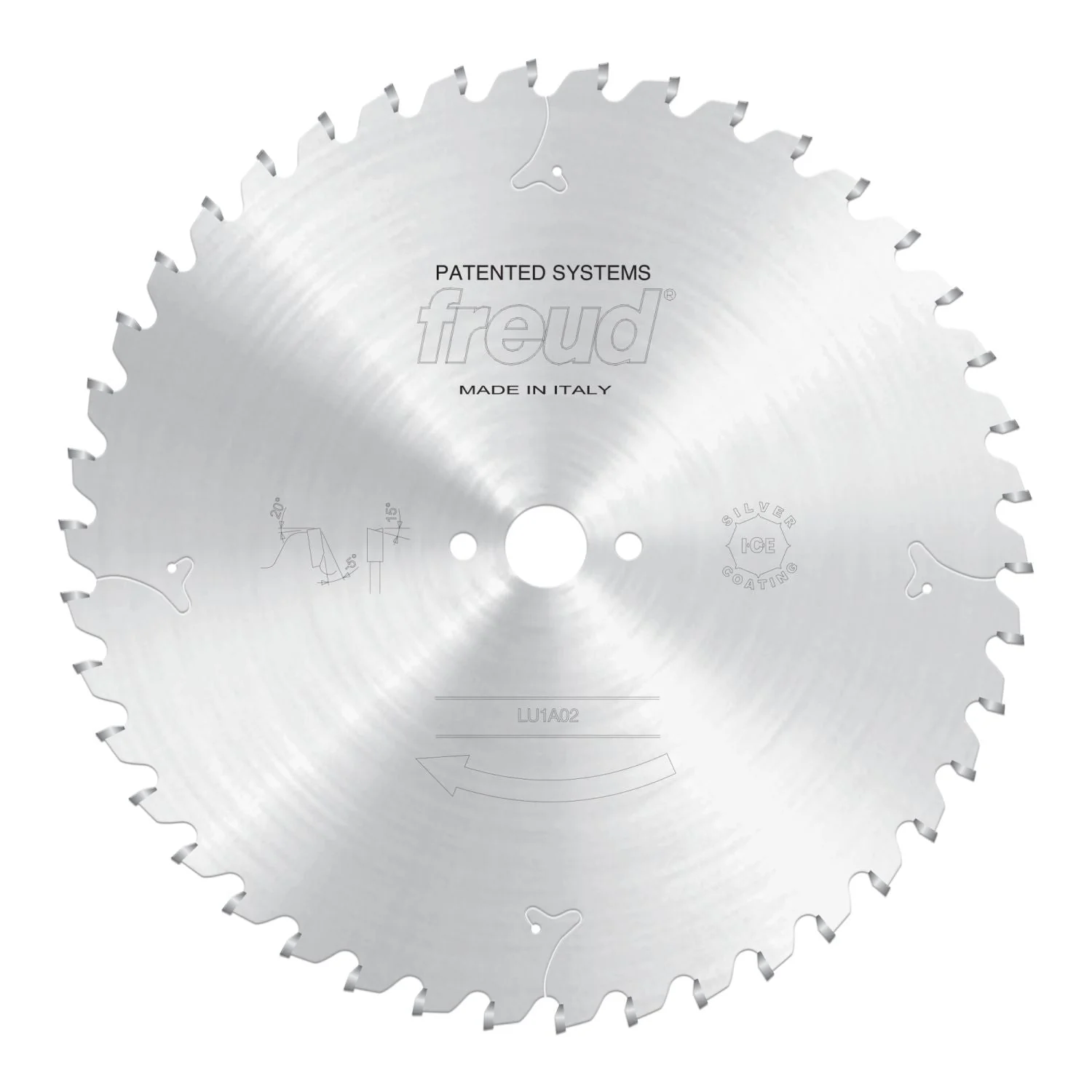 Freud LU1A02 350mm Carbide Tipped Saw Blade to Cut Solid Wood for radial & pendulum machines - Image 1