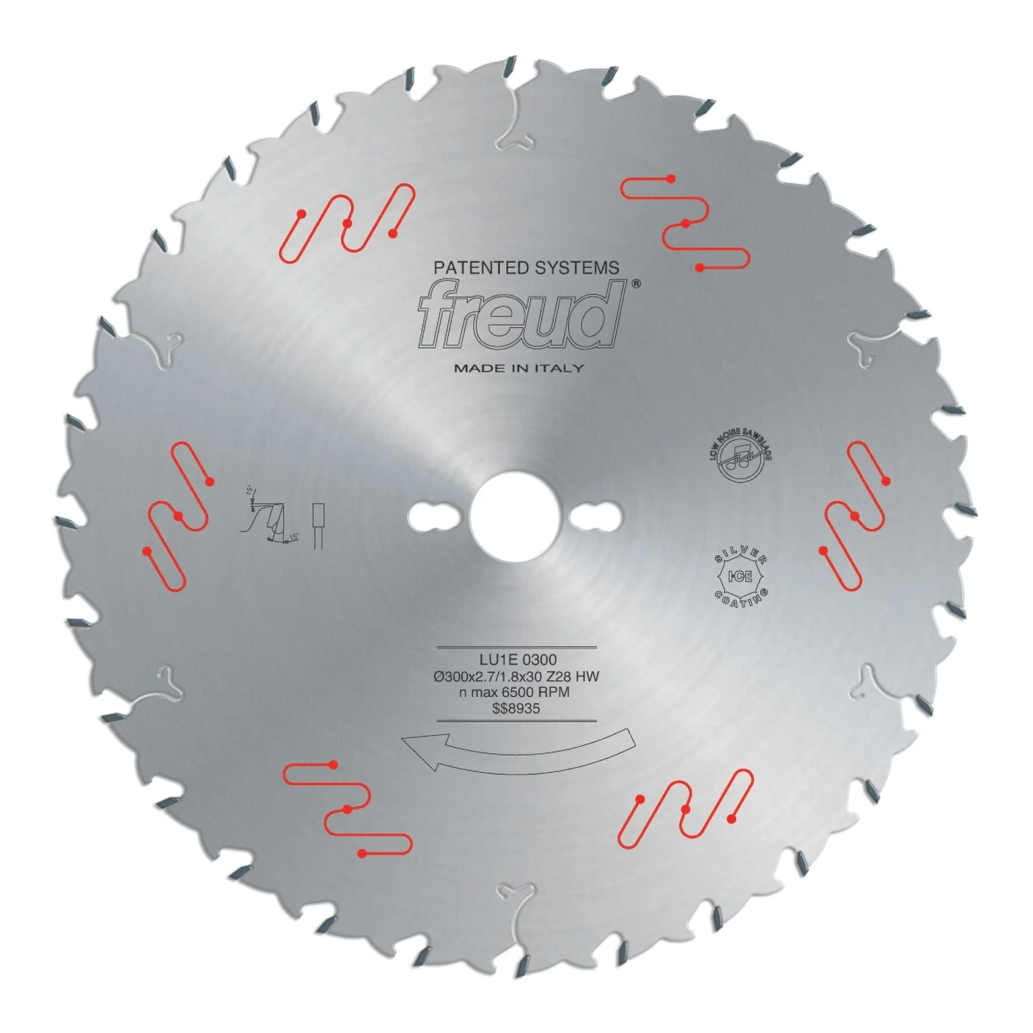 Freud LU1E03 300mm Thin Kerf Carbide Tipped Saw Blade to Cut Solid Wood - Image 1