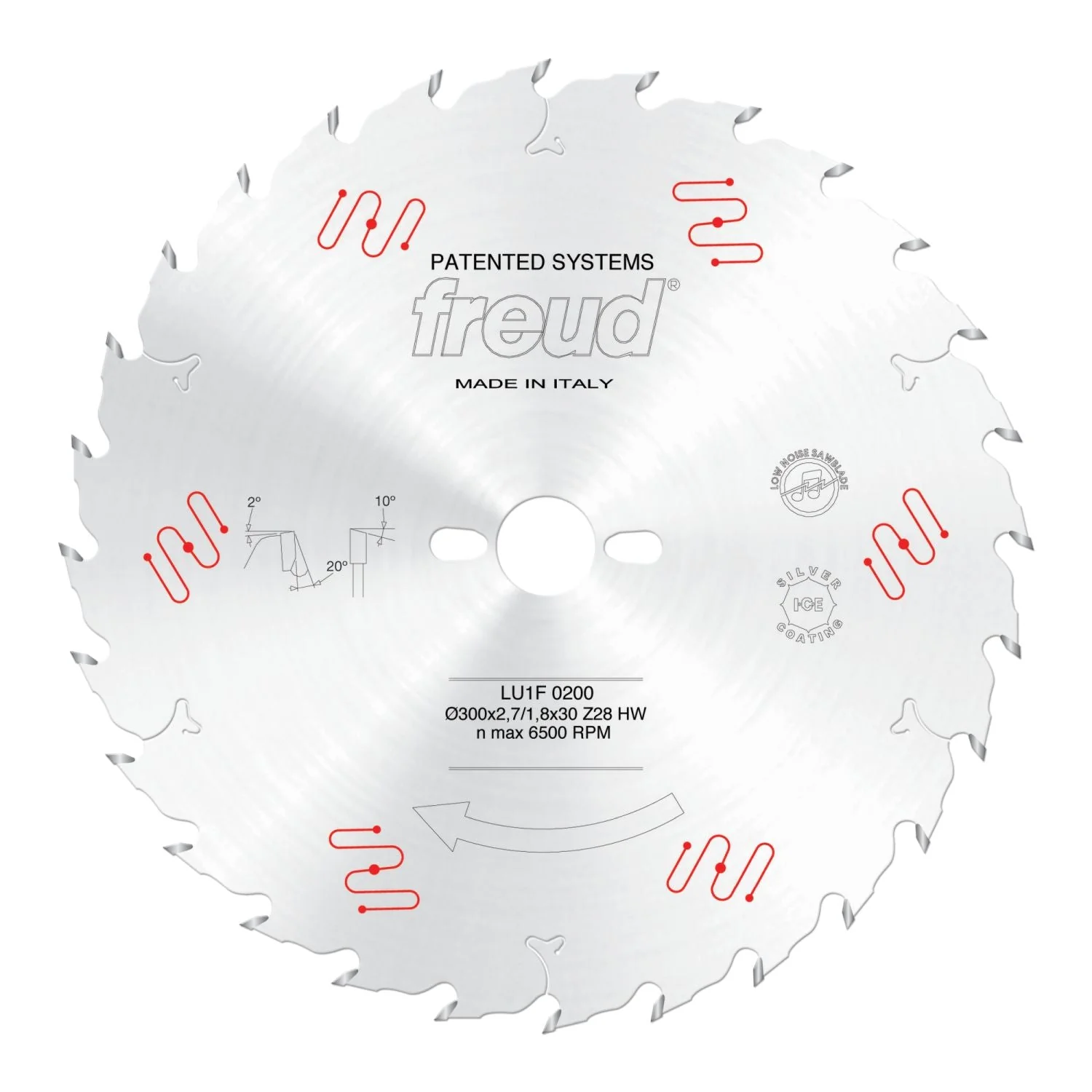 Freud LU1F02 300mm Thin Kerf Carbide Tipped Saw Blade to Cut Solid Wood - Image 1