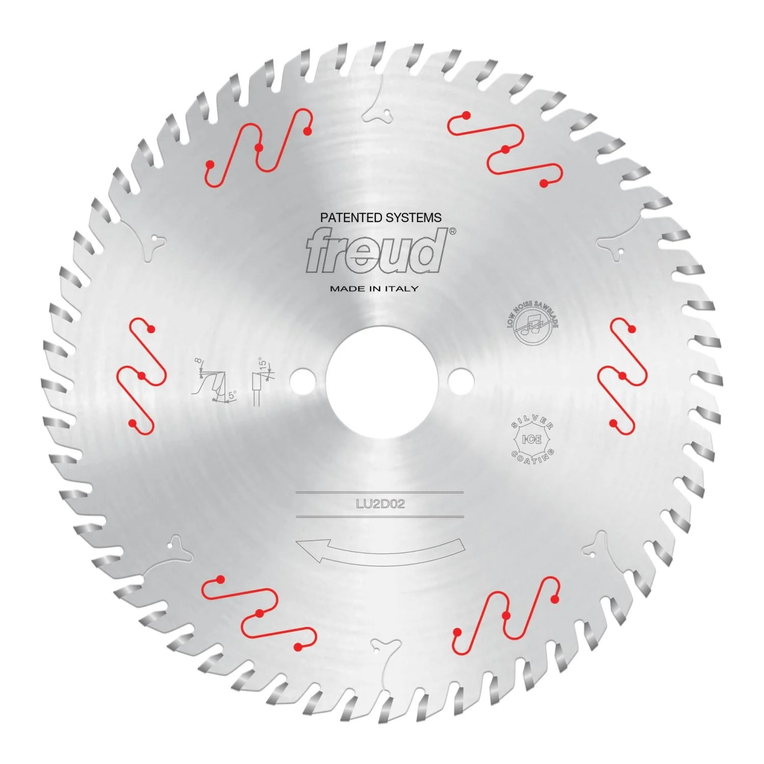 Freud LU2D02 180mm Thin Kerf Carbide Tipped Saw Blade for Crosscutting - Image 1