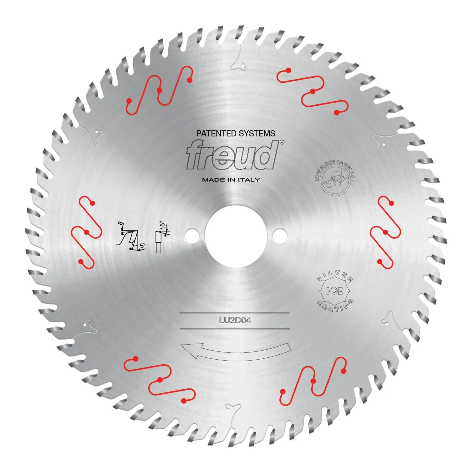 Freud LU2D04 200mm Thin Kerf Carbide Tipped Saw Blade for Crosscutting - Image 1