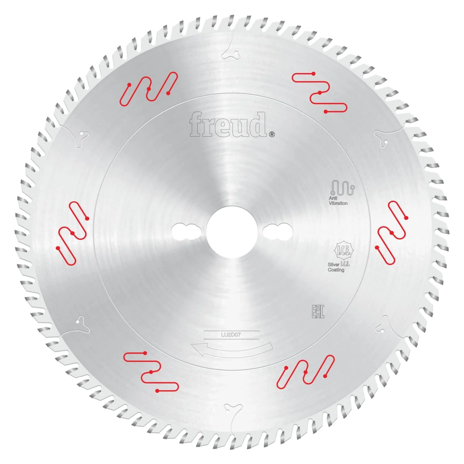 Freud LU2D07 250mm Thin Kerf Carbide Tipped Saw Blade for Crosscutting - Image 1