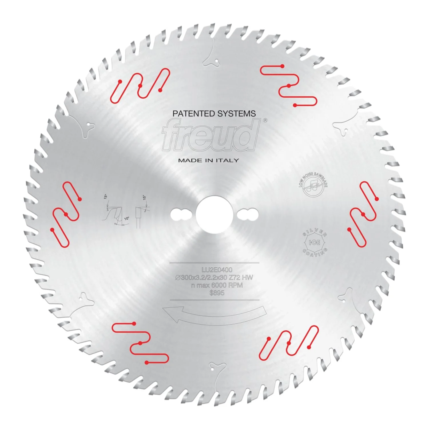 Freud LU2E04 300mm Carbide Tipped Saw Blade for Ripping / Crosscutting Wooden & Composite Panels - Image 1