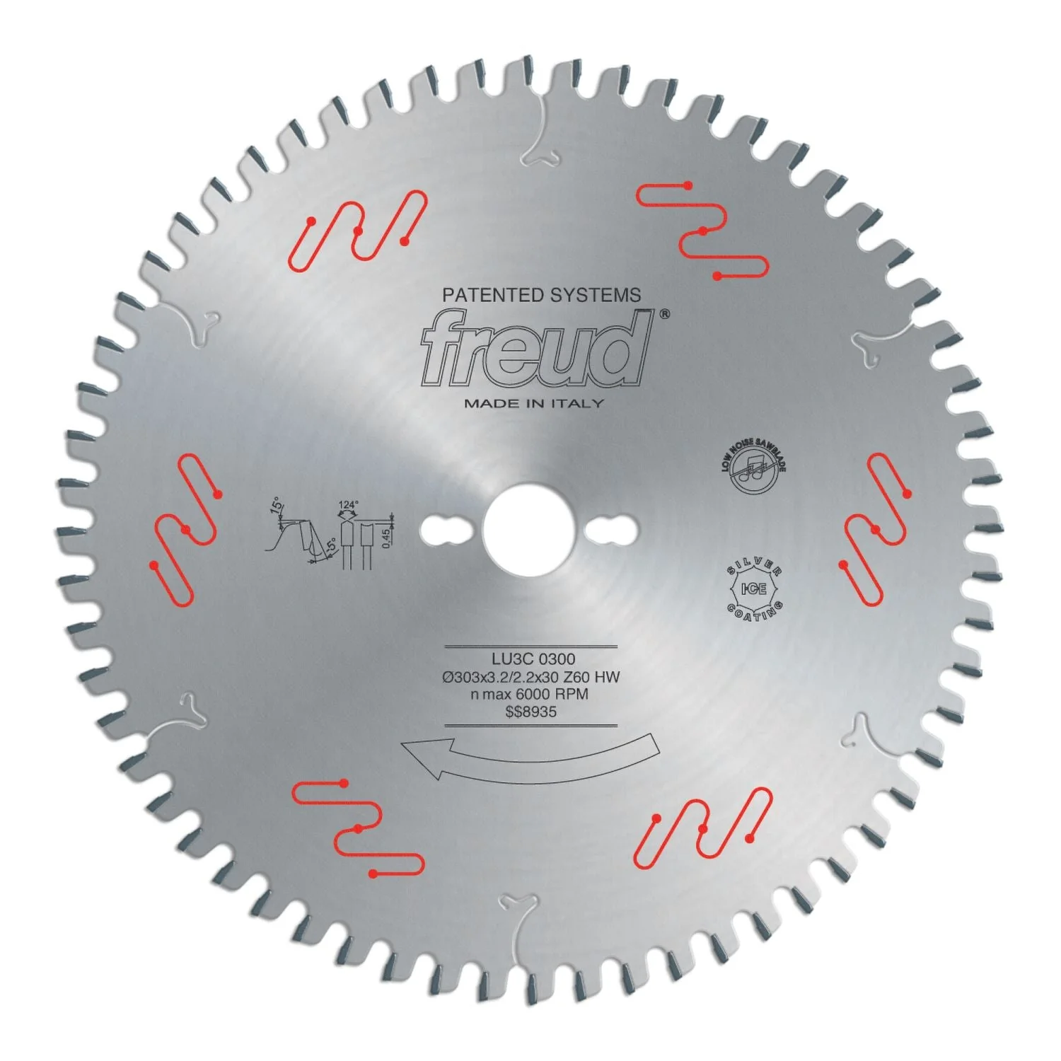 Freud LU3C03 303mm Panel Sizing Saw Blade for Sliding Table Saws - Image 1