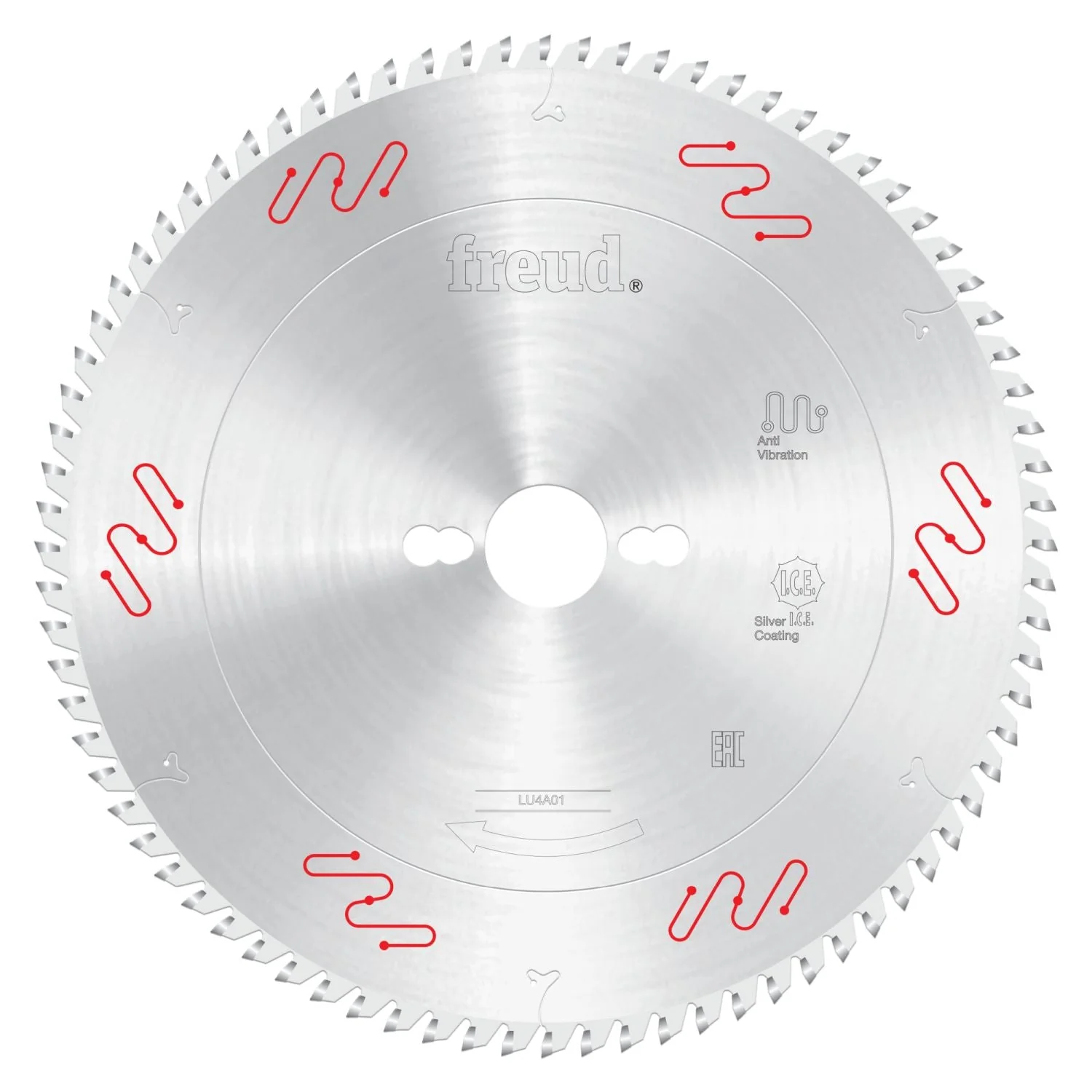 Freud LU4A01 250mm Carbide Tipped Saw Blade for Plastic Material & Plexiglass - Image 1