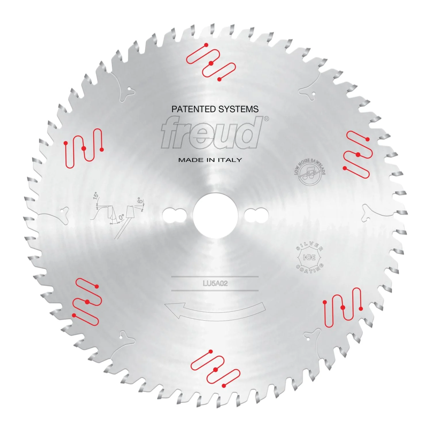 Freud LU5A02 250mm Medium to Thick Aluminum & Non-Ferrous Blade with Mechanical Clamping - Image 1