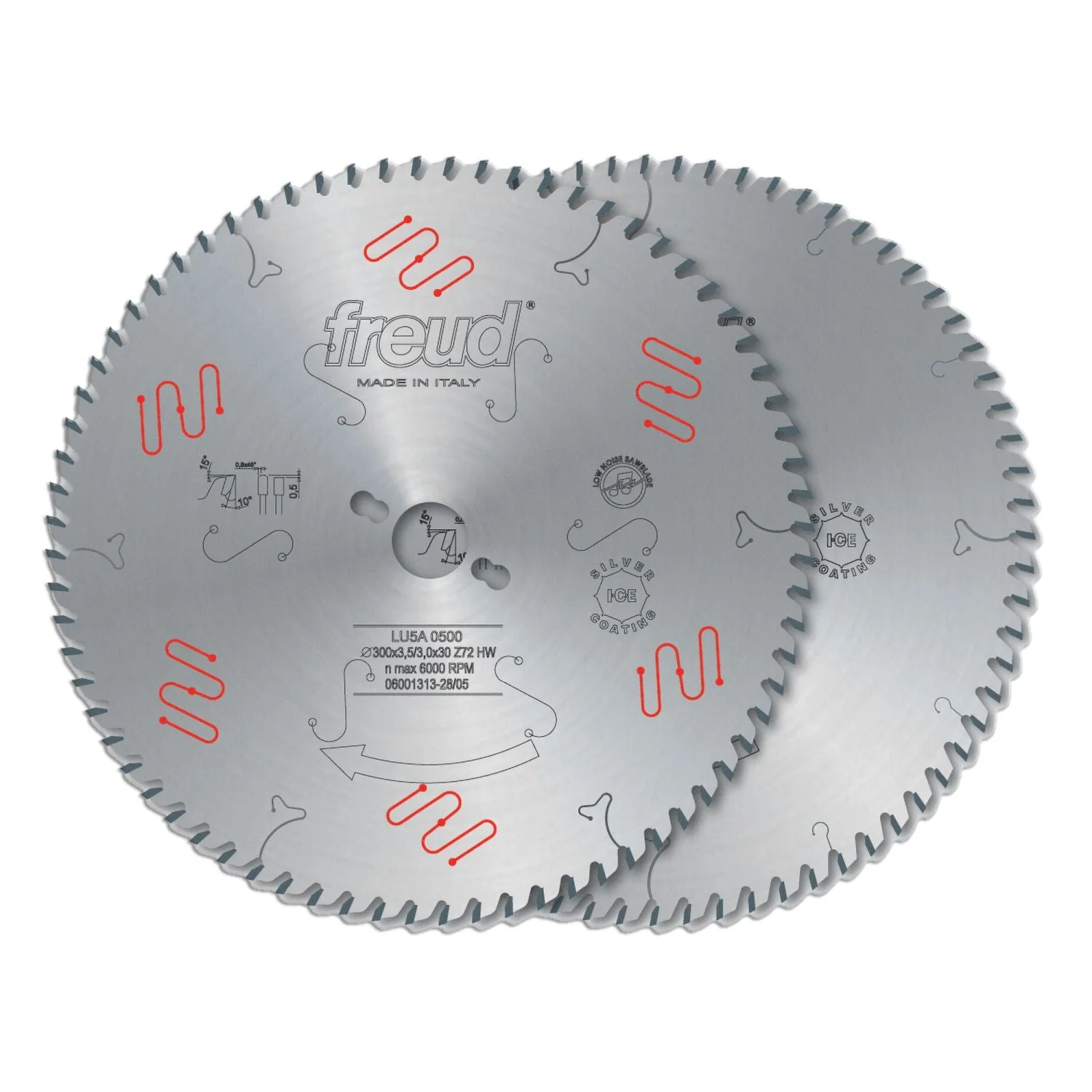 Freud LU5A05 300mm Medium to Thick Aluminum & Non-Ferrous Blade with Mechanical Clamping - Image 1