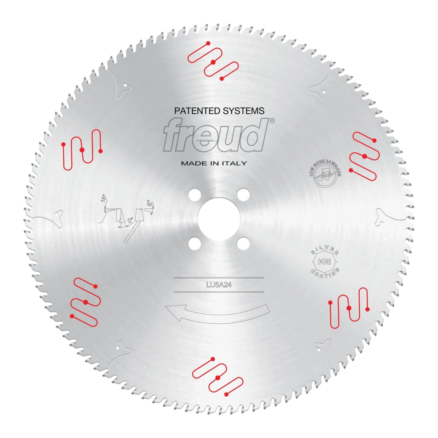Freud LU5A24 450mm Medium to Thick Aluminum & Non-Ferrous Blade with Mechanical Clamping - Image 1