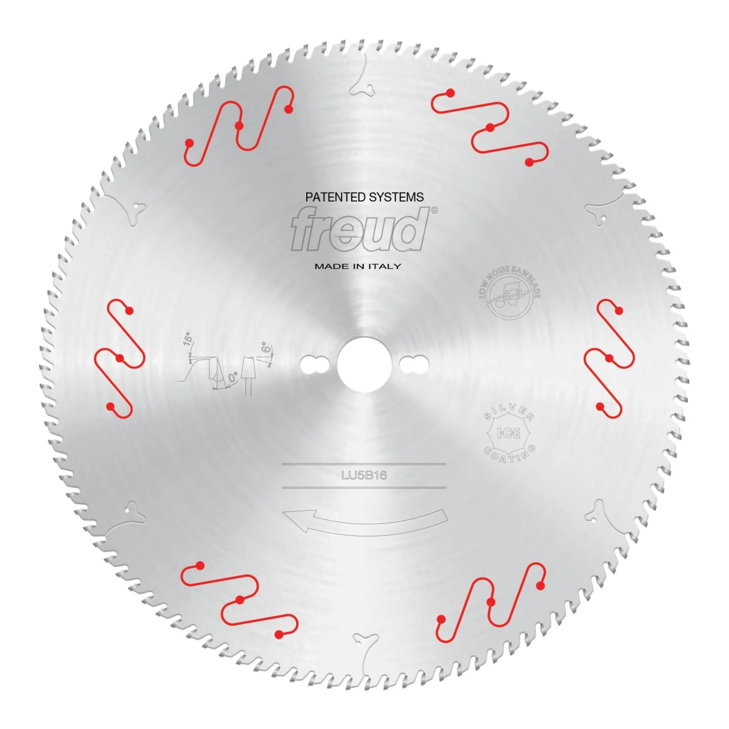 Freud LU5B16 350mm Thin to Medium Aluminum & Non Ferrous Blade with Mechanical Clamping - Image 1