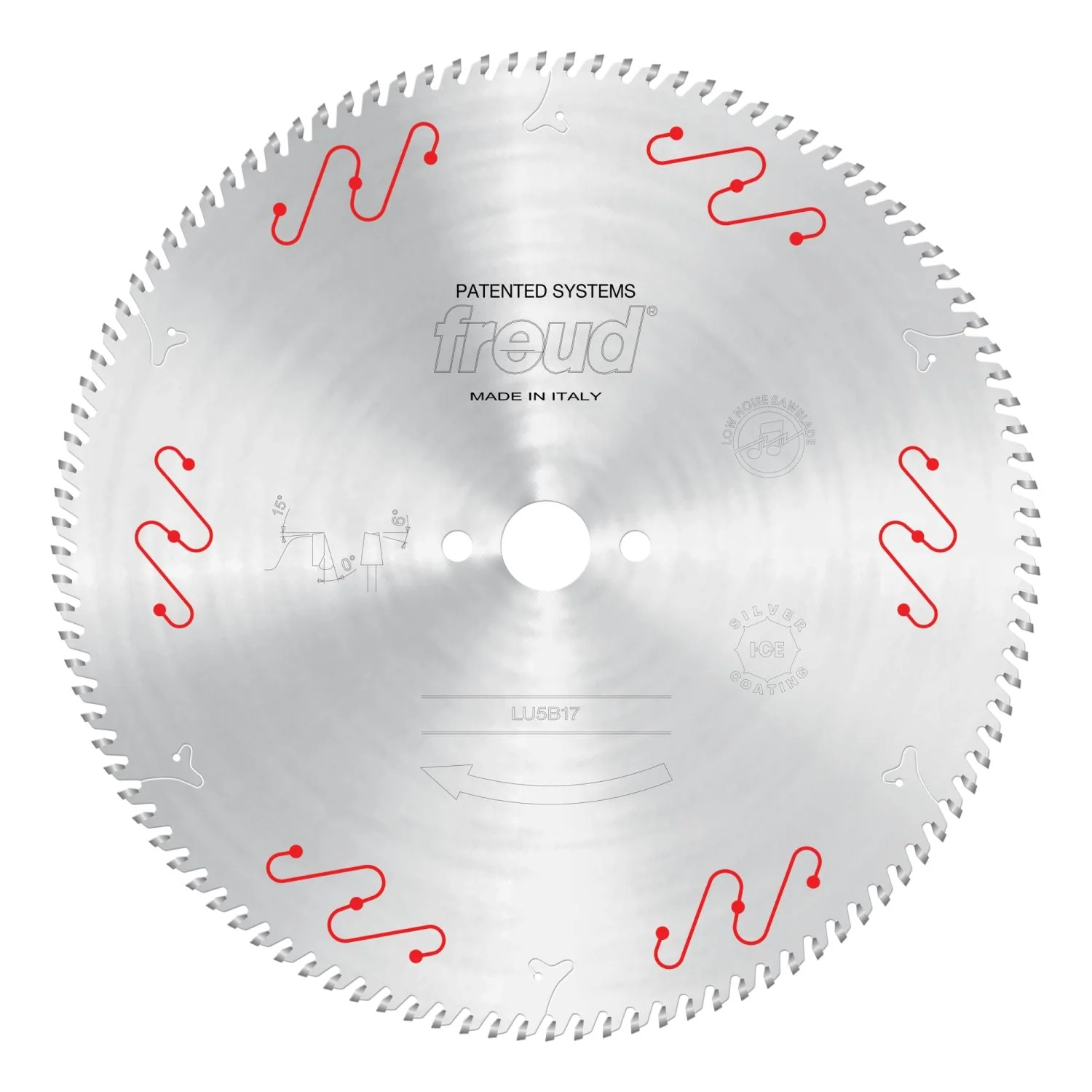 Freud LU5B17 350mm Thin to Medium Aluminum & Non Ferrous Blade with Mechanical Clamping - Image 1